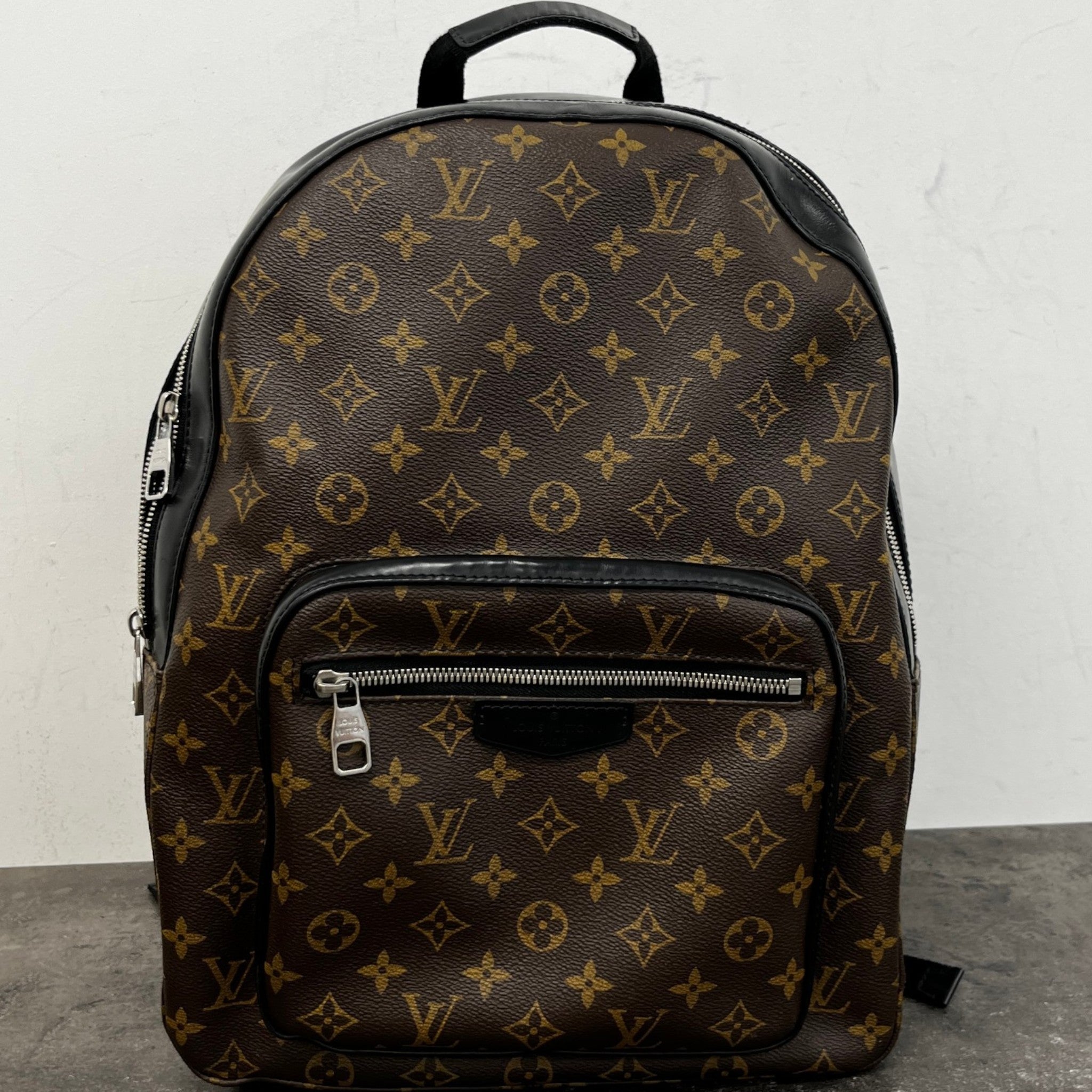 Men's Monogram Macassar Josh Backpack Brown