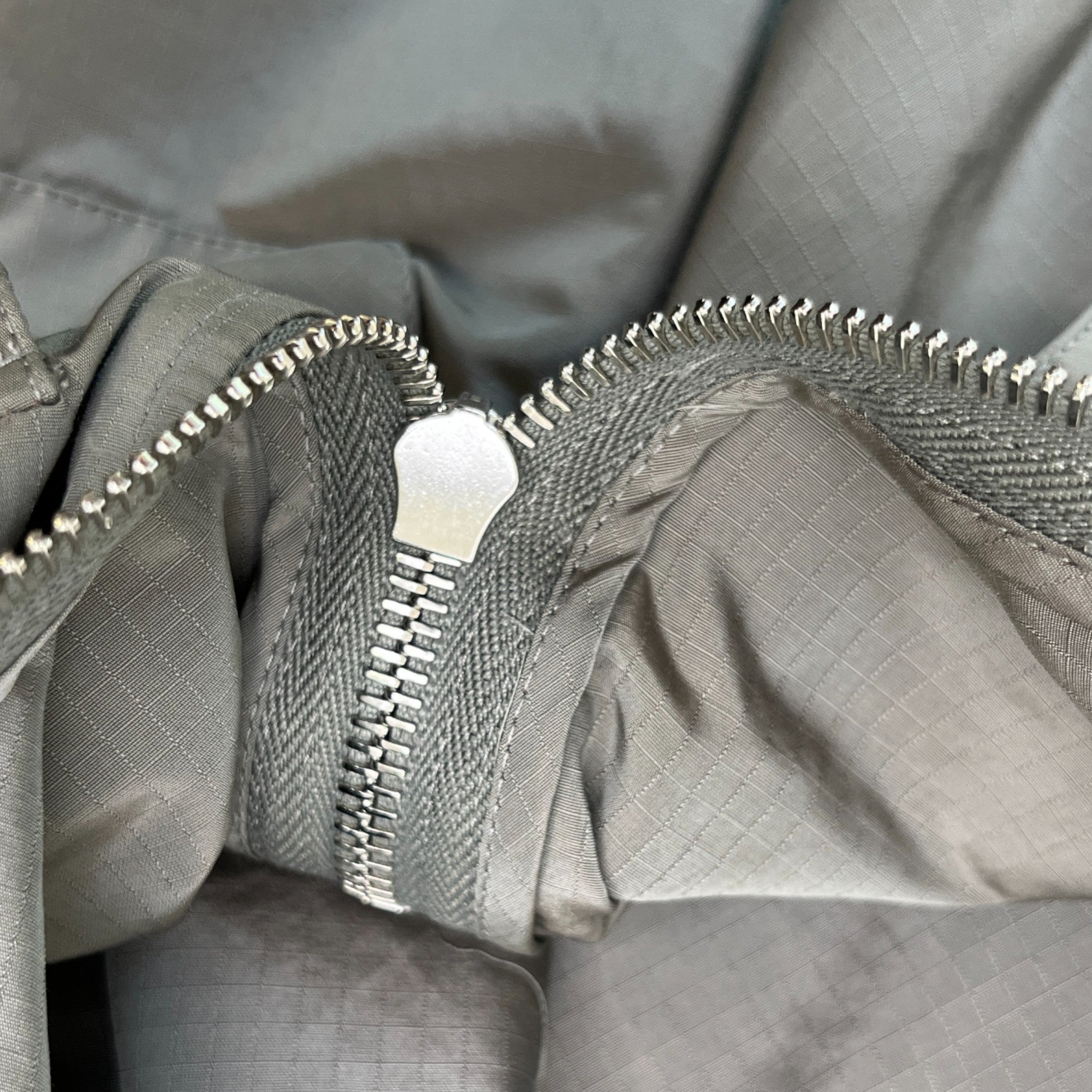 Men's Embroidered Logo Jacket Grey Size IT 50 / L