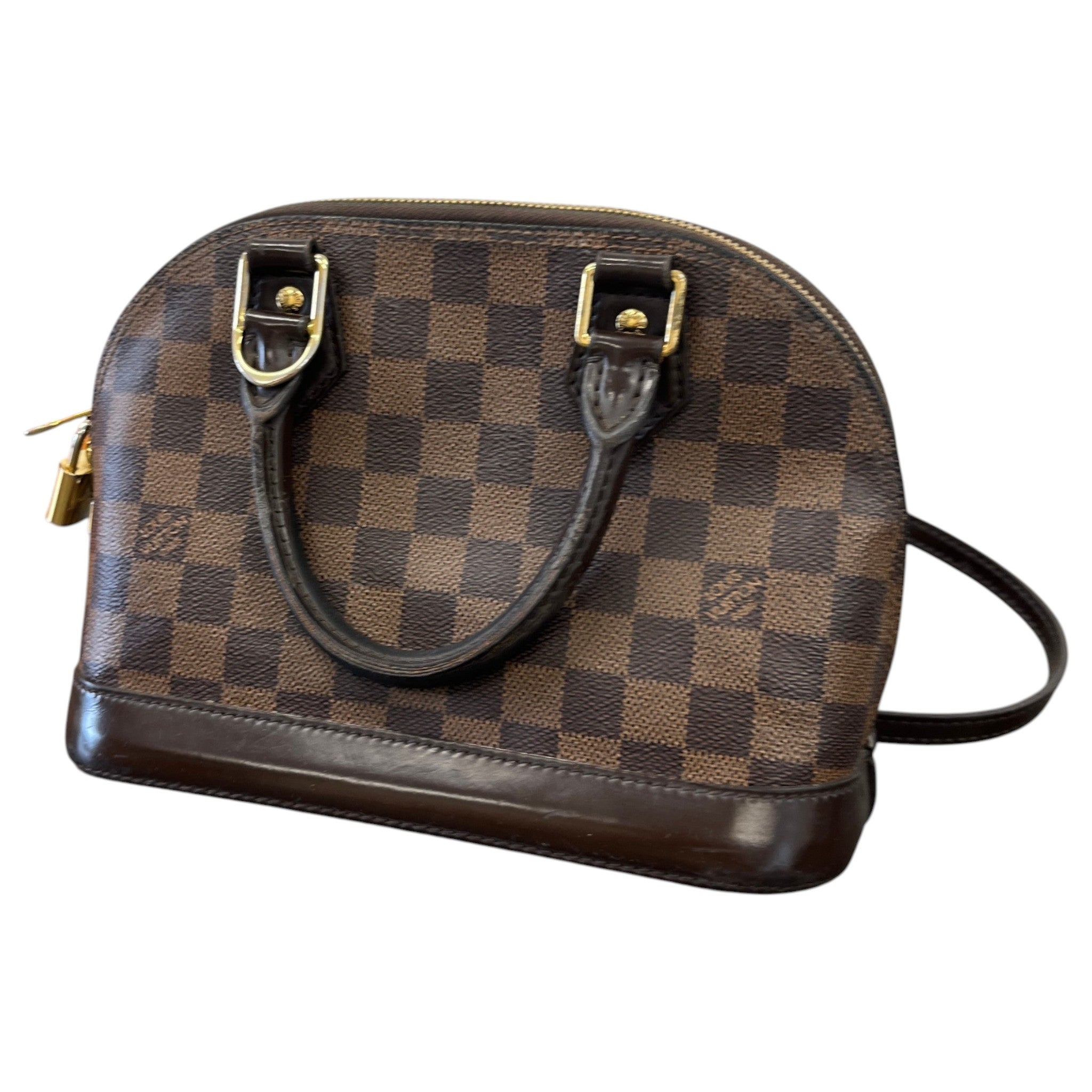 Women's Damier Ebene Alma Bb Bag Brown