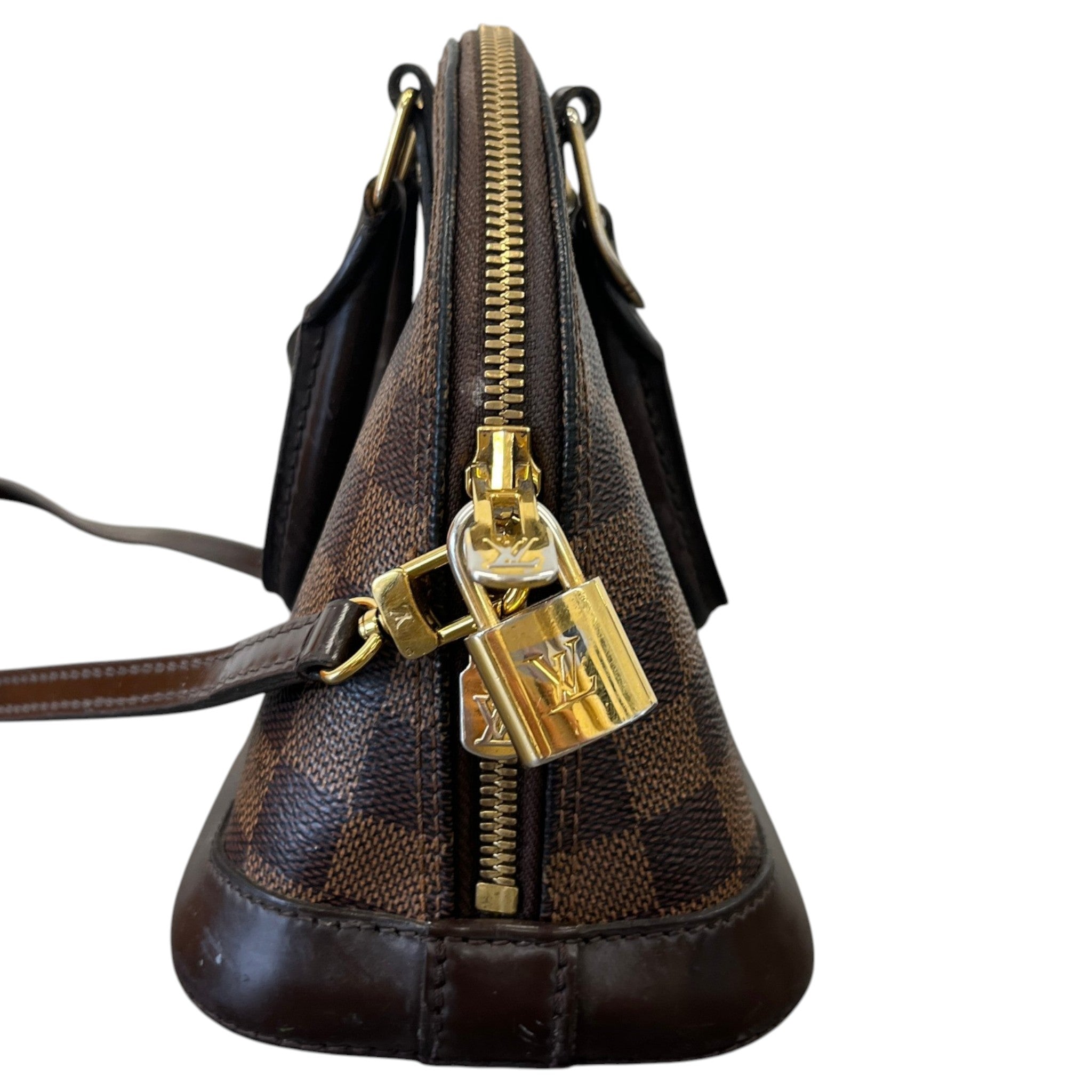 Women's Damier Ebene Alma Bb Bag Brown