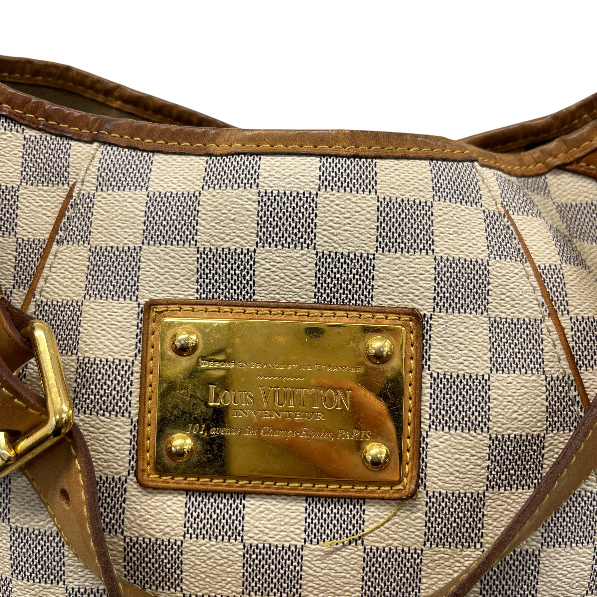 Women's Damier Azur Galliera Bag White