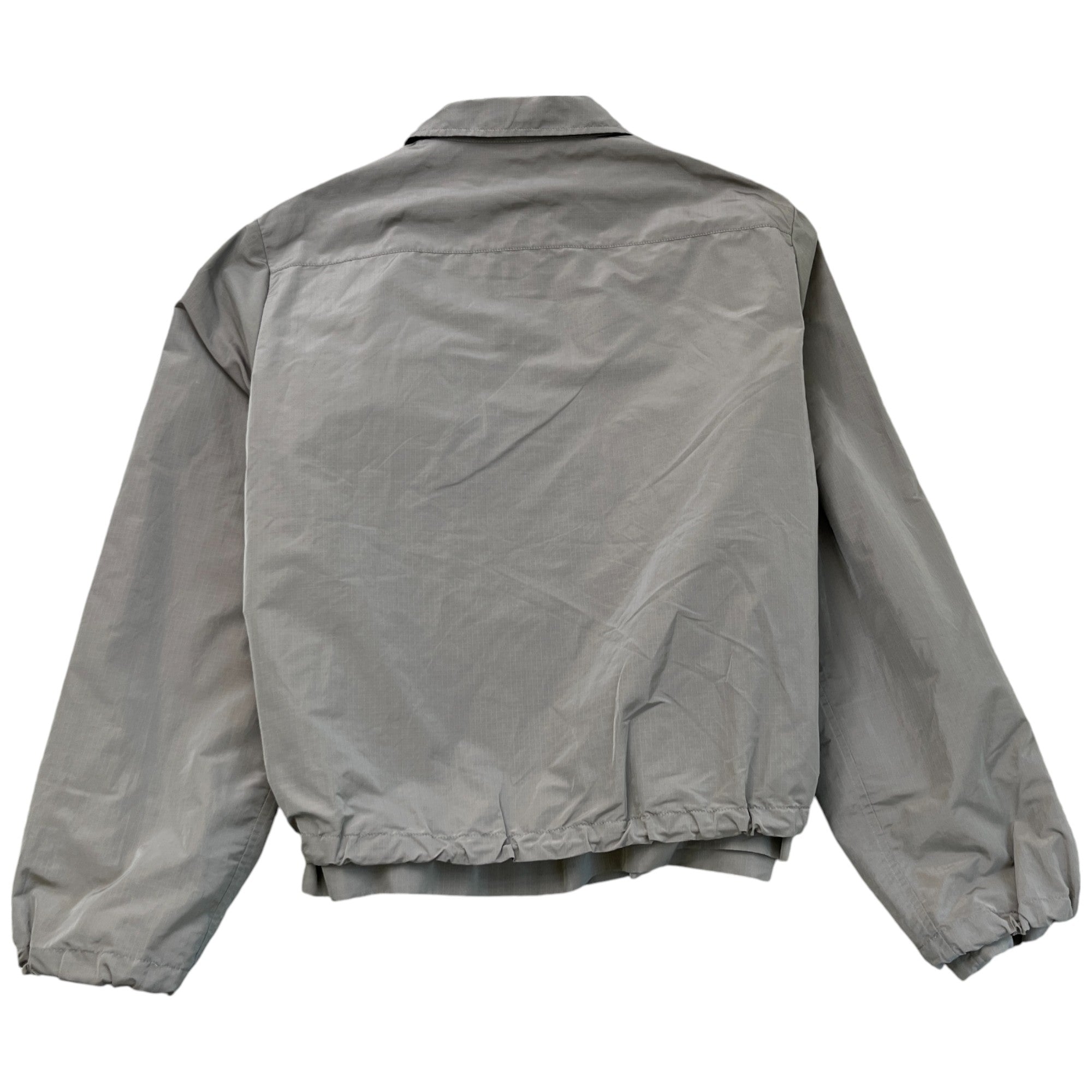 Men's Embroidered Logo Jacket Grey Size IT 50 / L