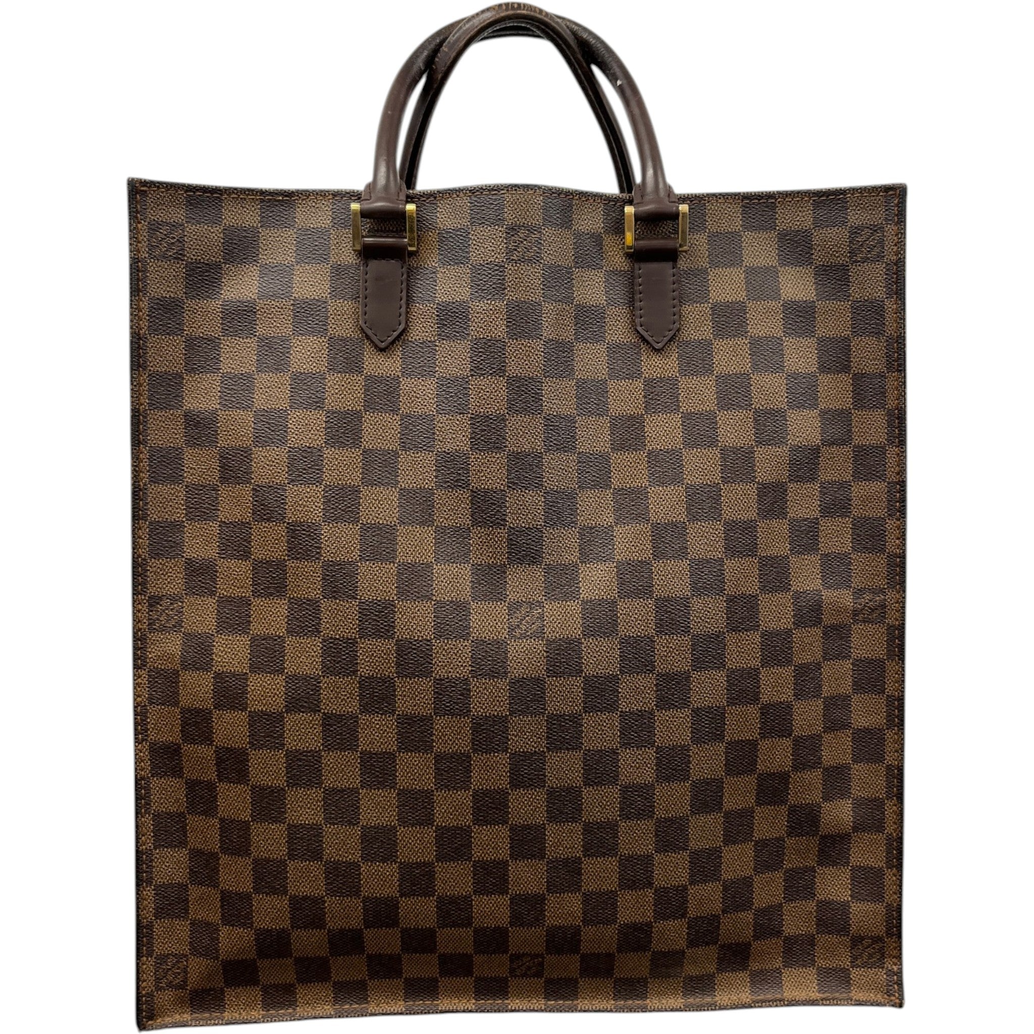 Women's Damier Ebene Sac Plat Bag Brown