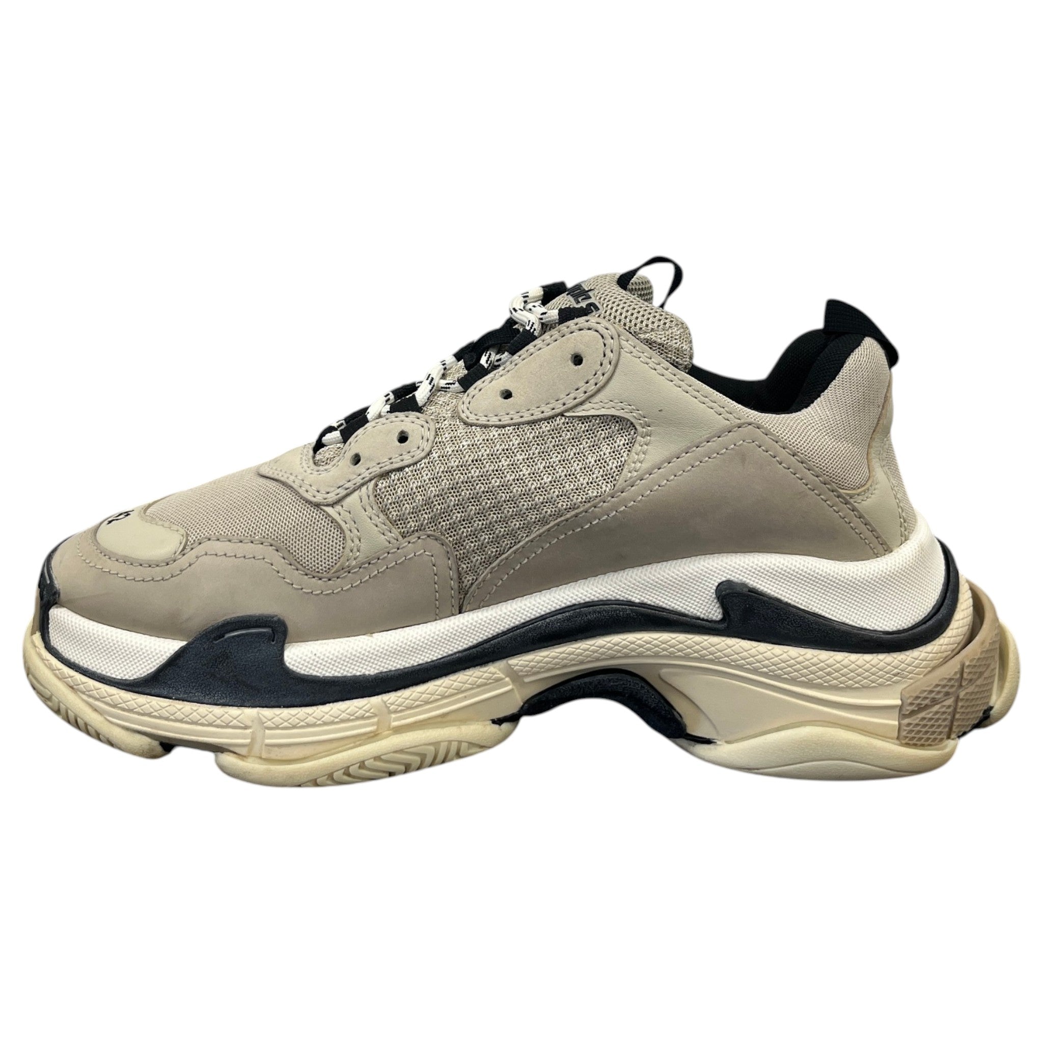 Men's Triple S Slides Beige Size EU 42 / UK 8