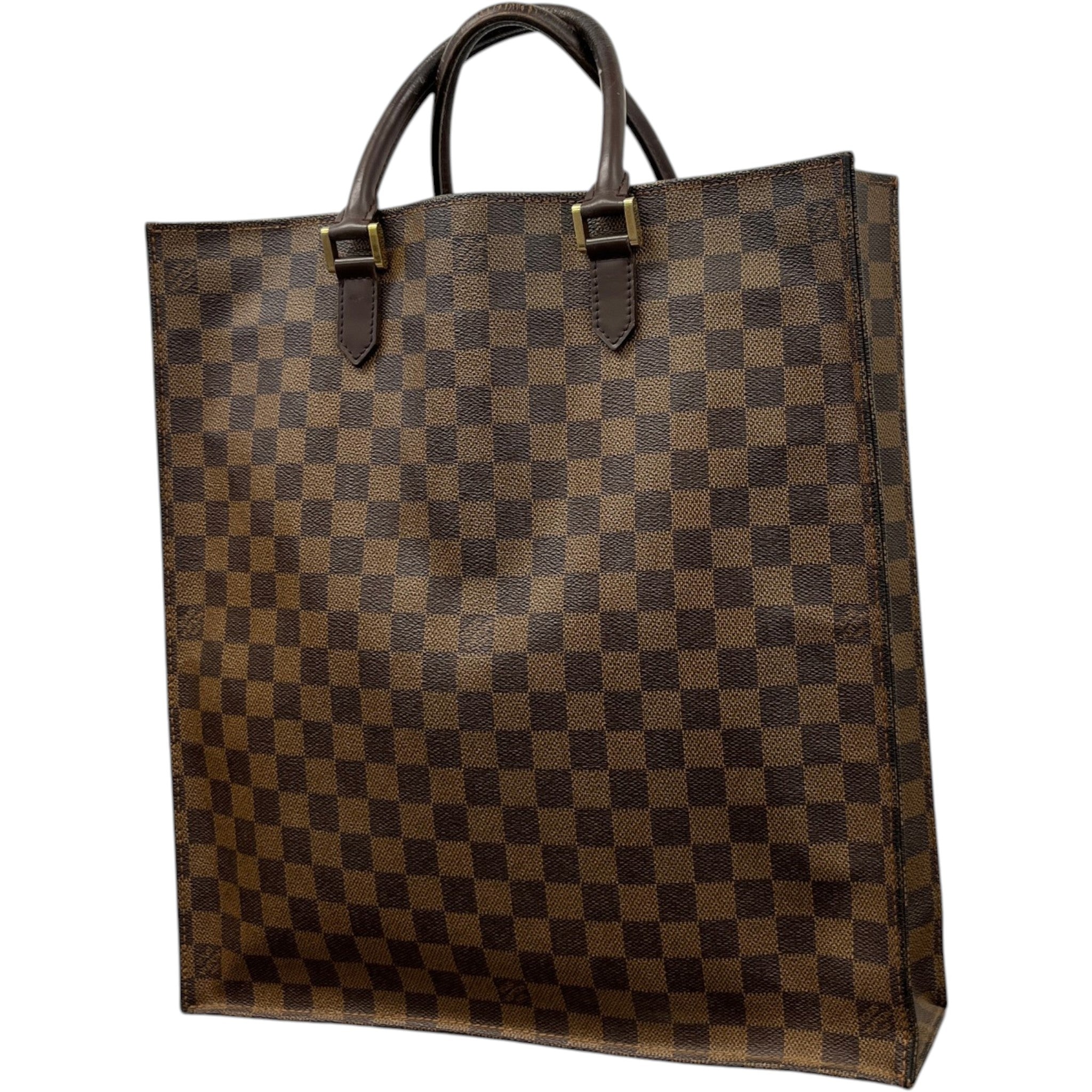 Women's Damier Ebene Sac Plat Bag Brown
