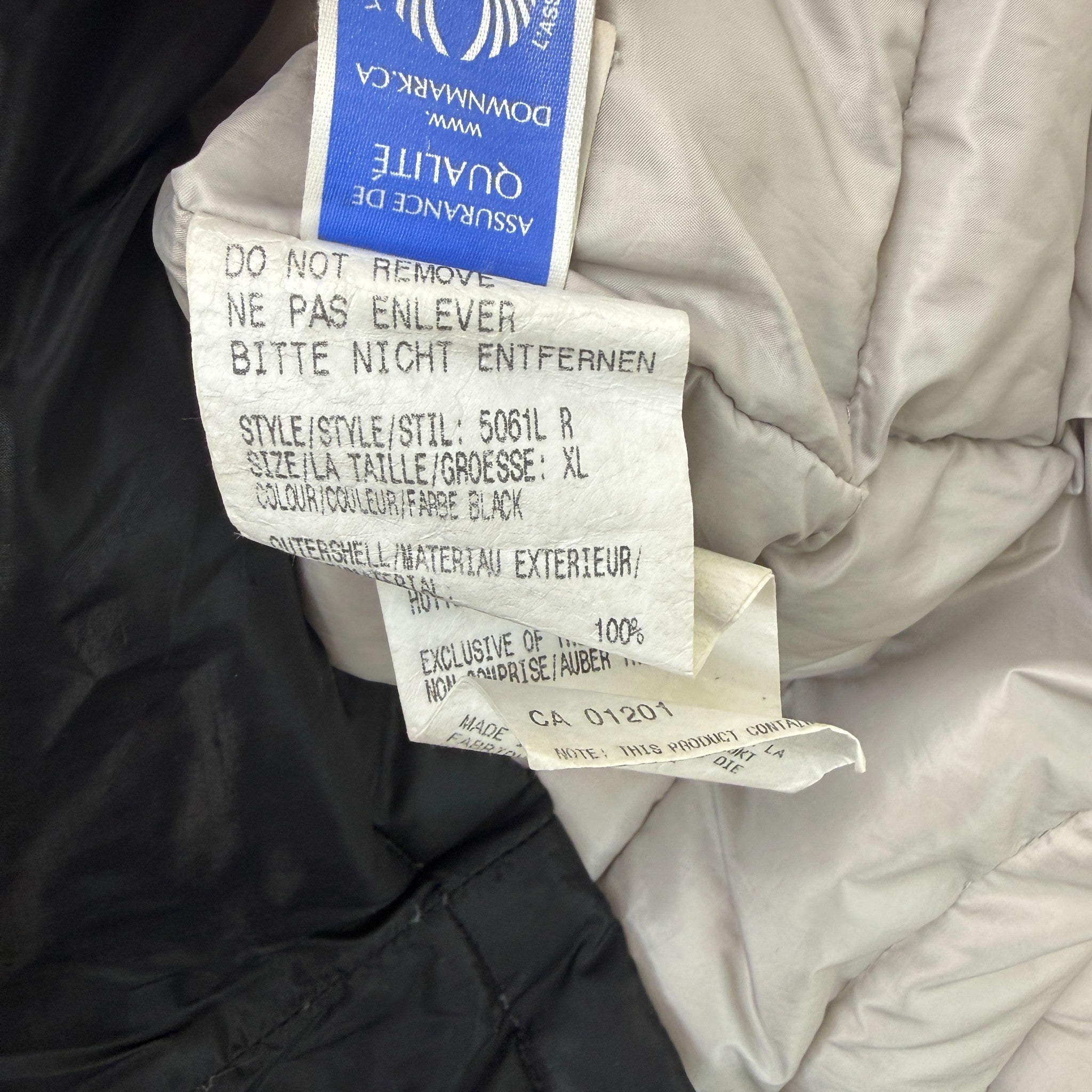 Women's Camp Down Hoody Down Jacket Black Size XL