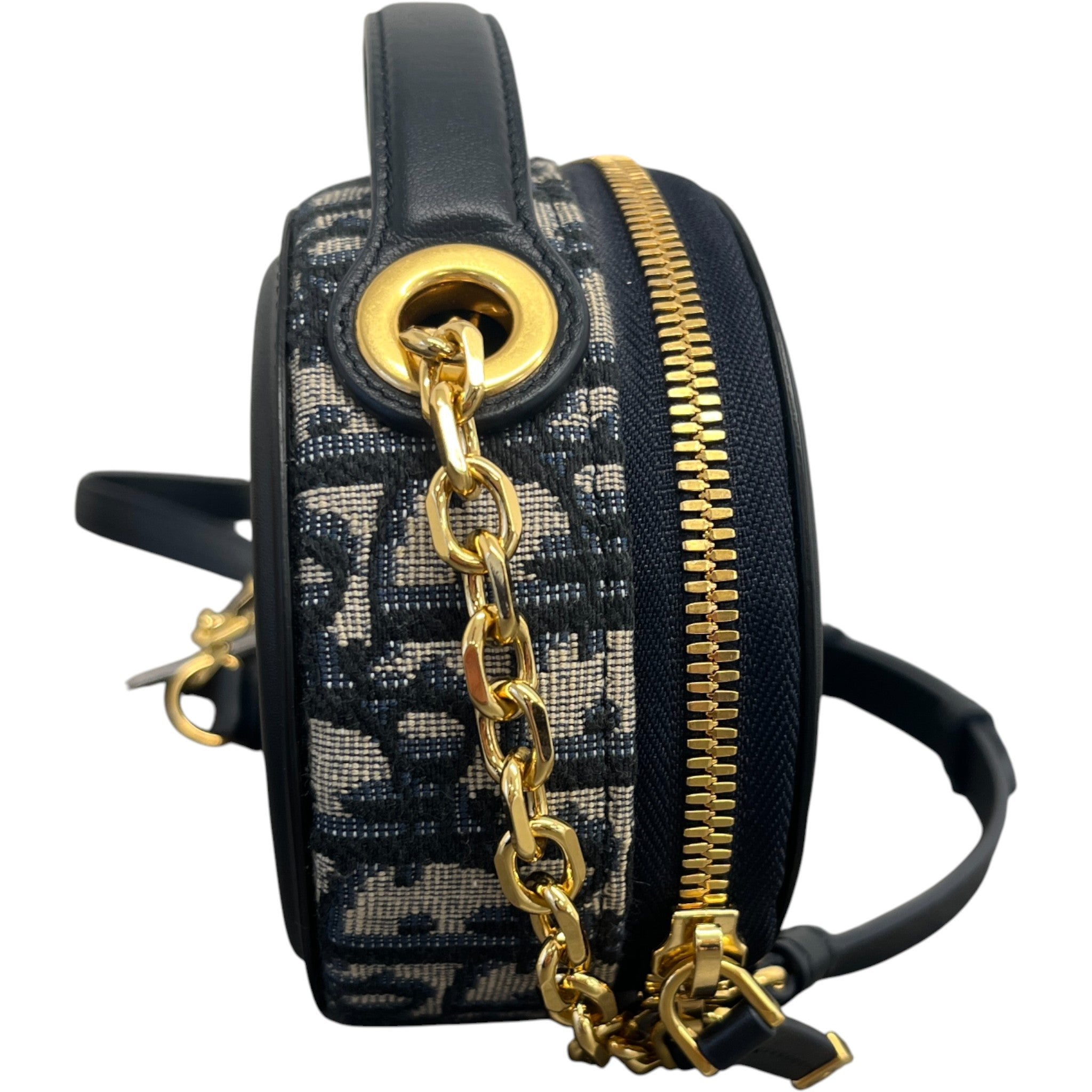 Women's Oblique Cd Signature Oval Camera Bag Navy