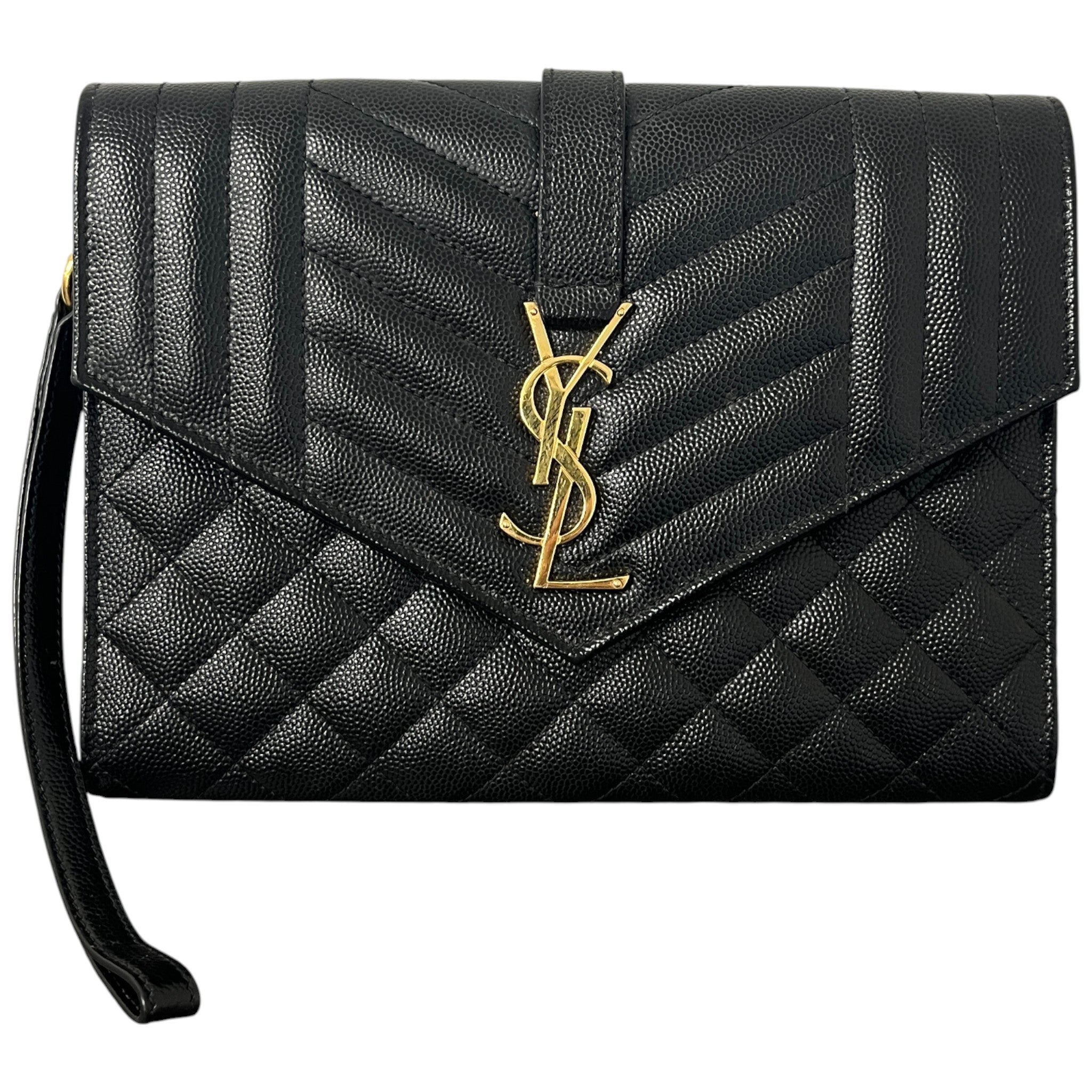 Women's Envelope Flap Pouch Black