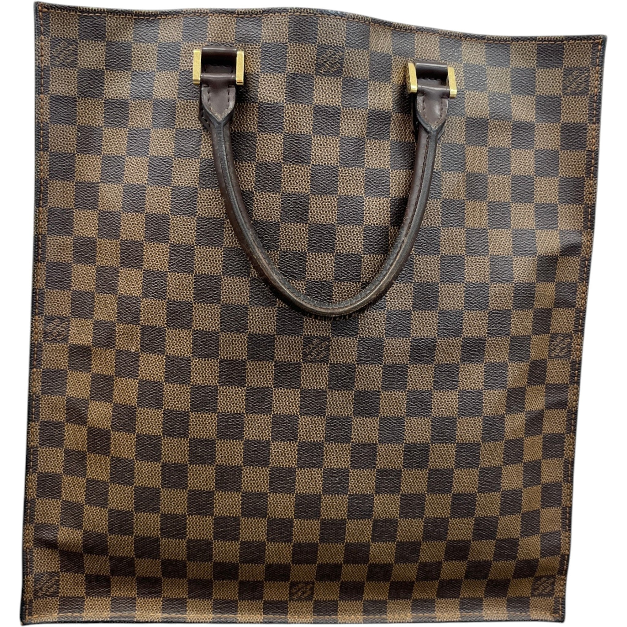 Women's Damier Ebene Sac Plat Bag Brown