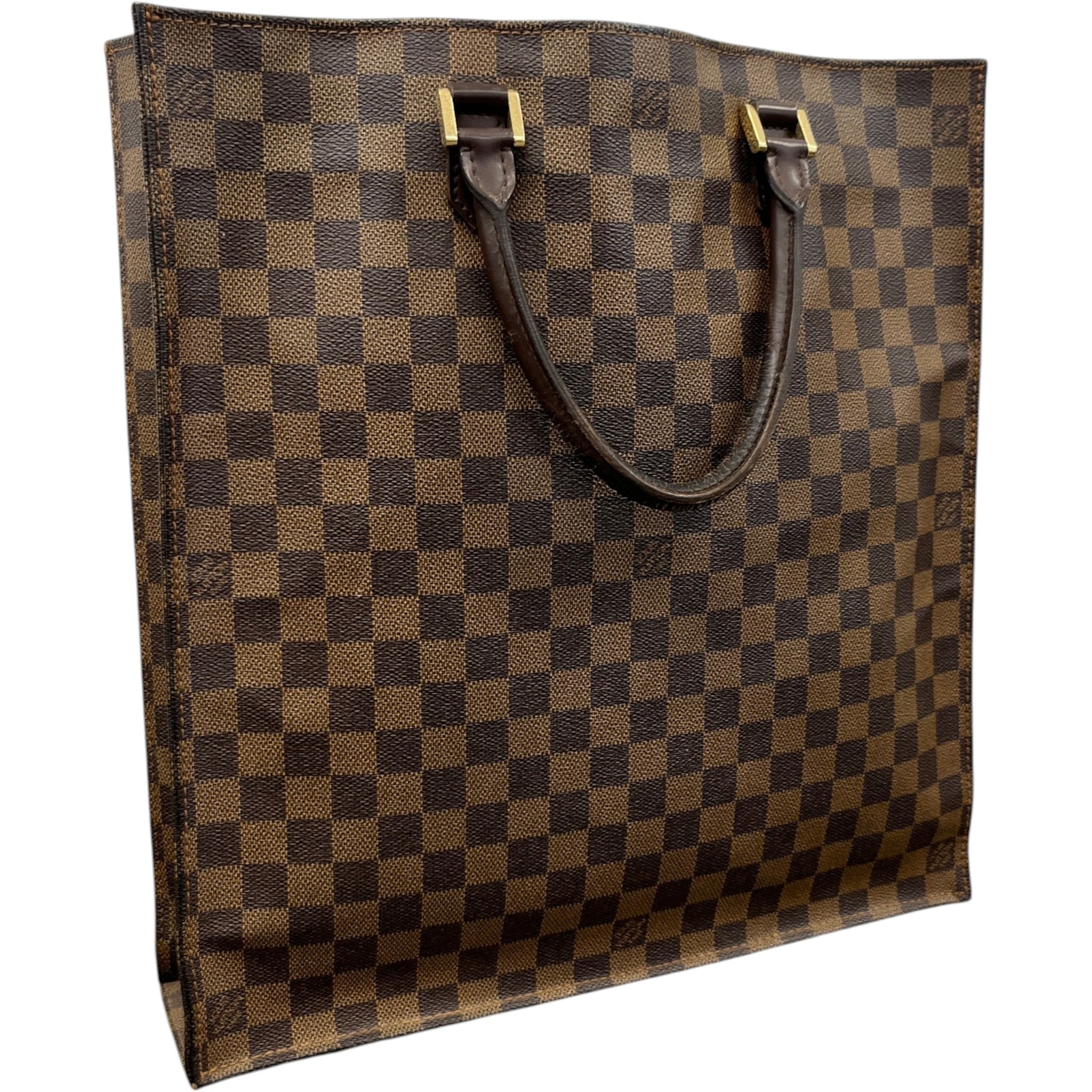 Women's Damier Ebene Sac Plat Bag Brown