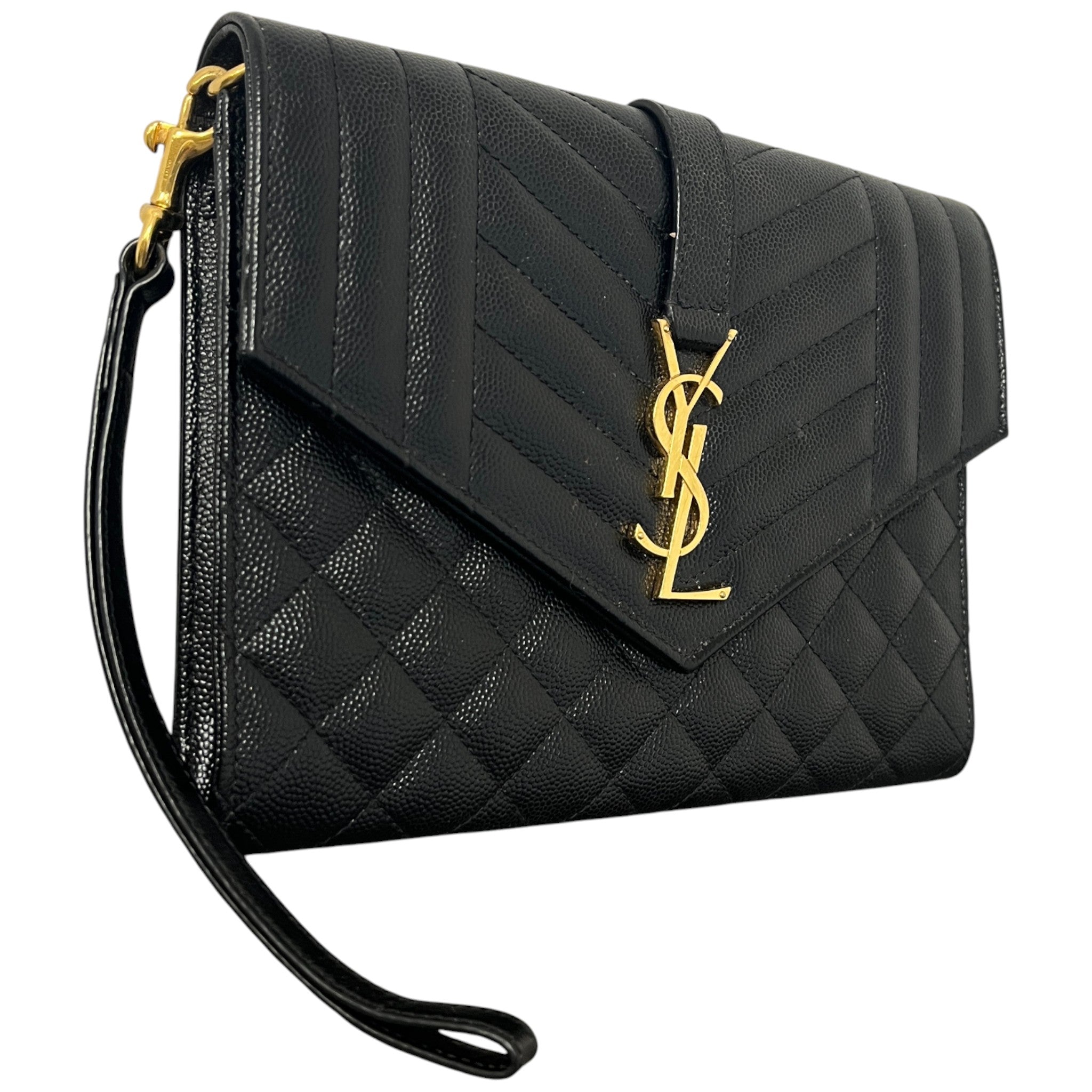 Women's Envelope Flap Pouch Black