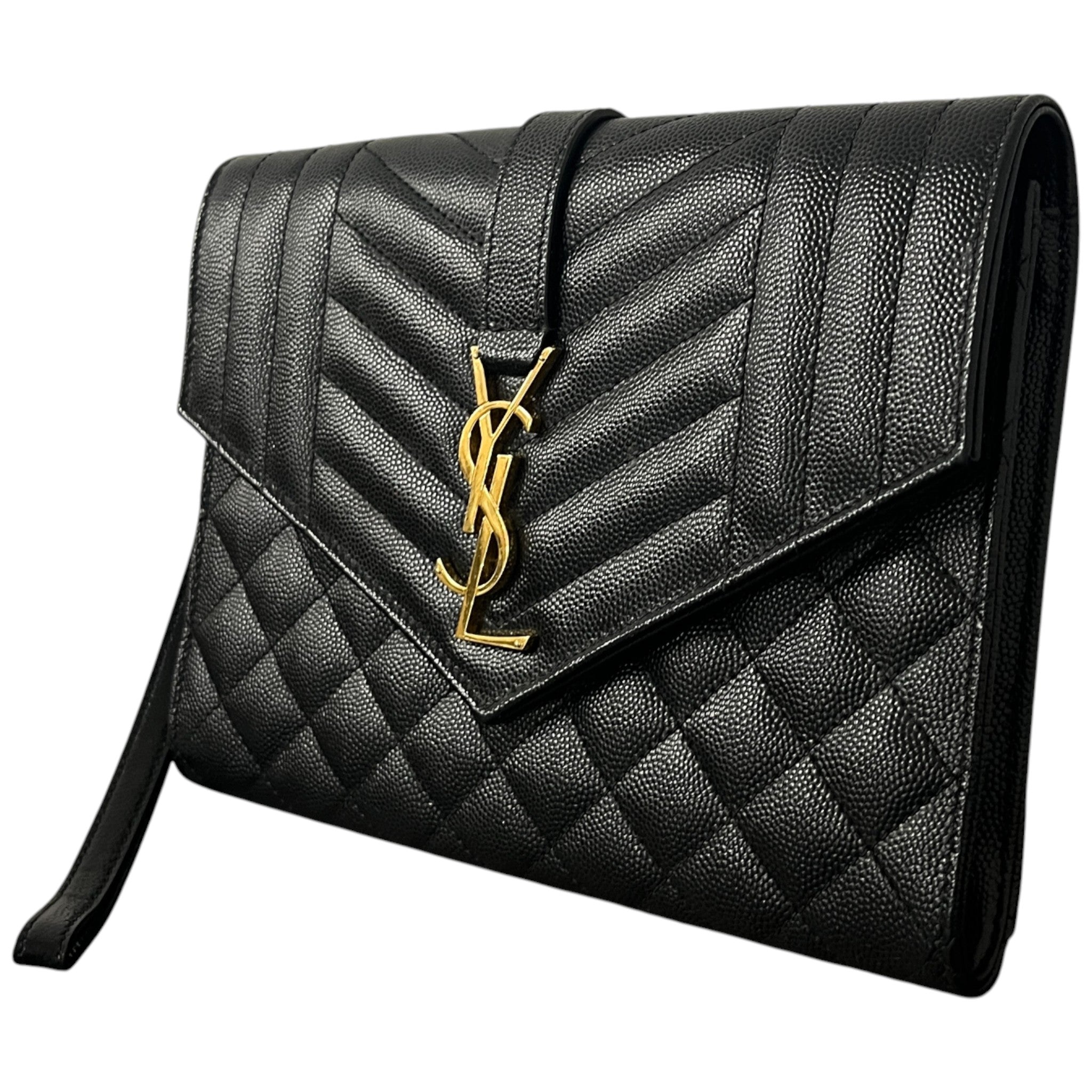 Women's Envelope Flap Pouch Black