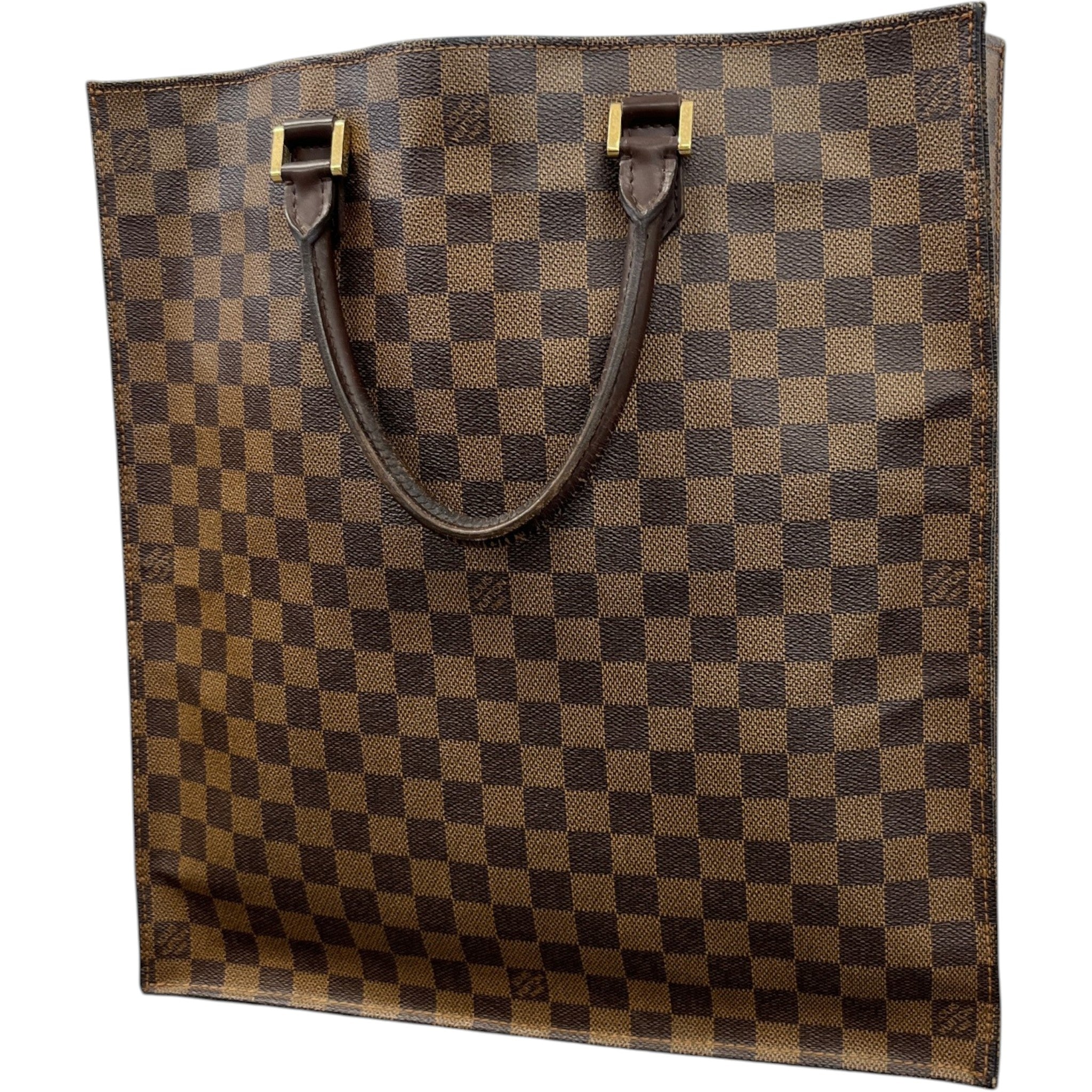 Women's Damier Ebene Sac Plat Bag Brown