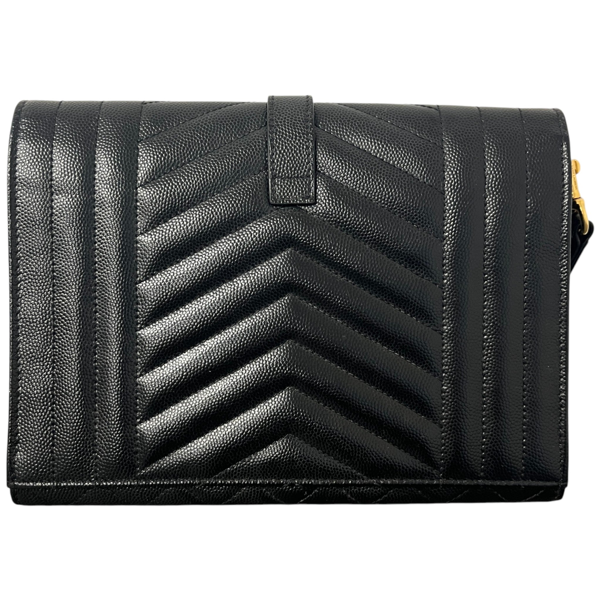 Women's Envelope Flap Pouch Black