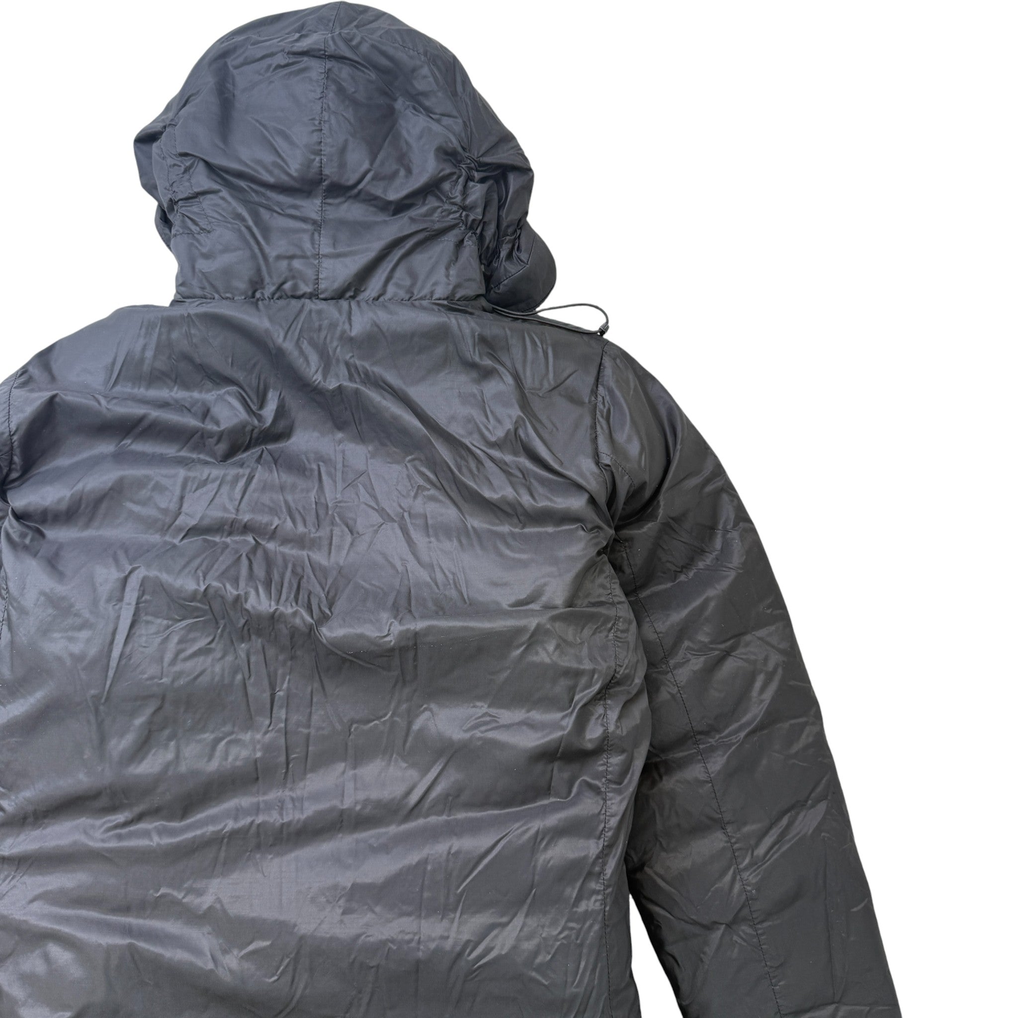 Women's Camp Down Hoody Down Jacket Black Size XL