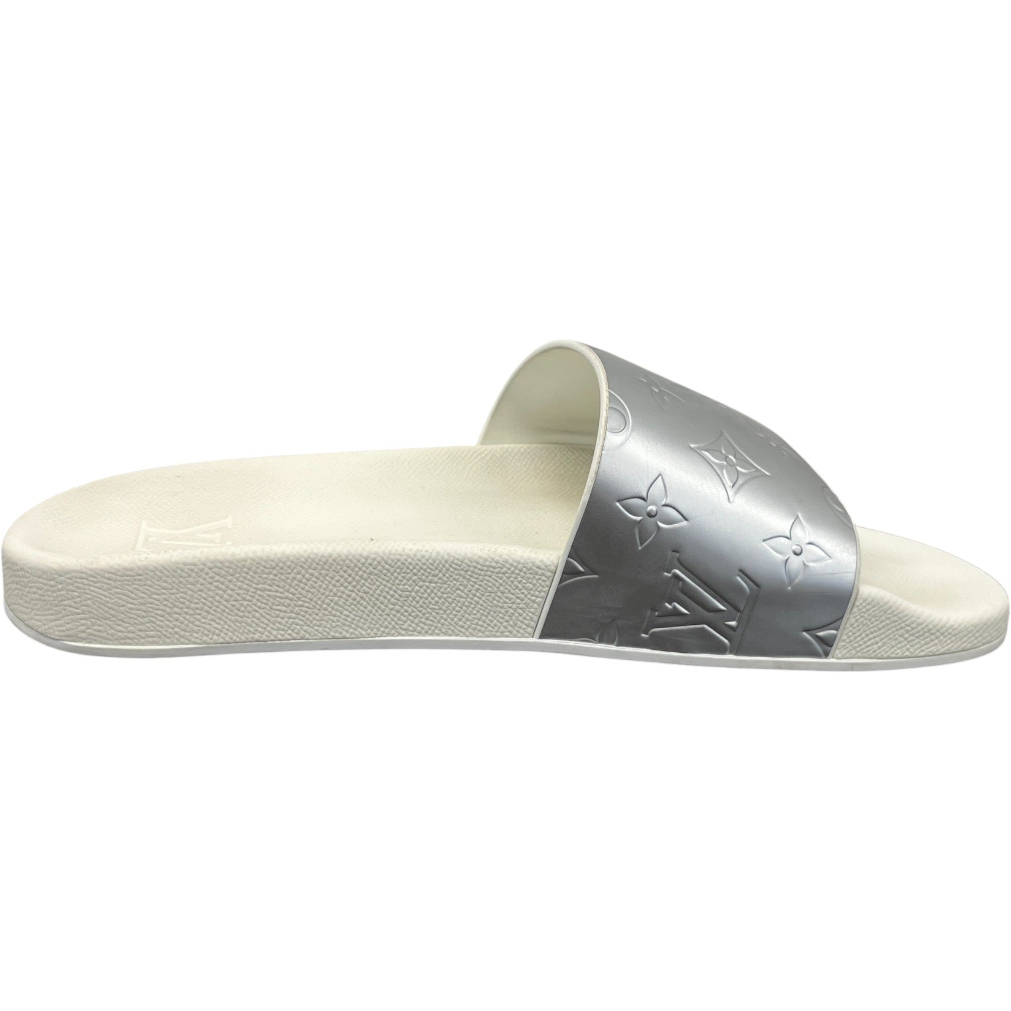 Men's Waterfront Mules Slides Silver Size EU 41 / UK 7