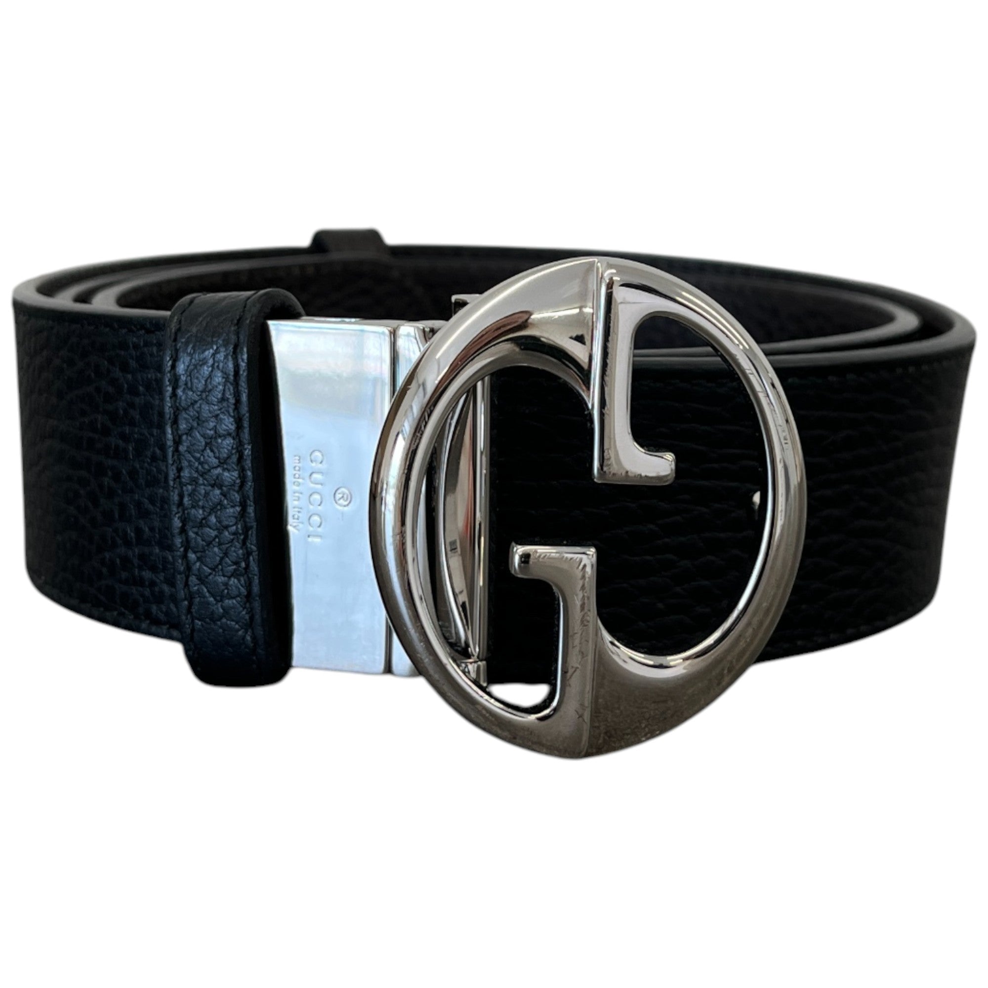 Men's Reversible Interlocking G Belt Black Size Waist 36"