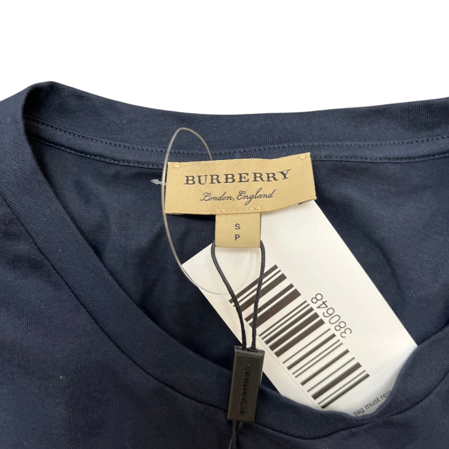 Women's Velvet Logo T-Shirt Navy Size S