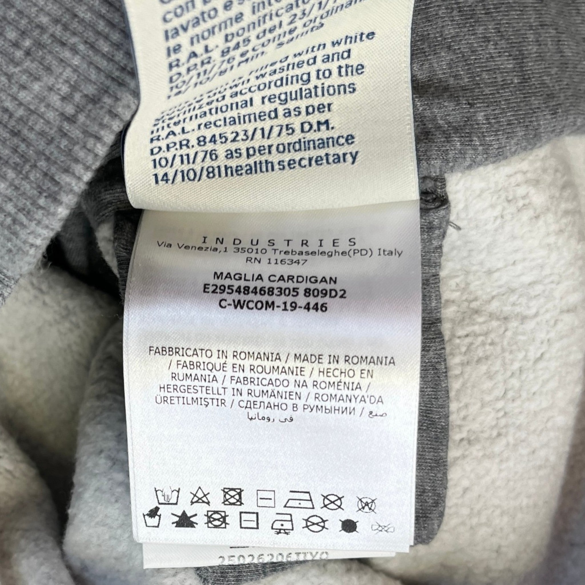 Women's Maglia Age 10 Jacket Grey Size XXS