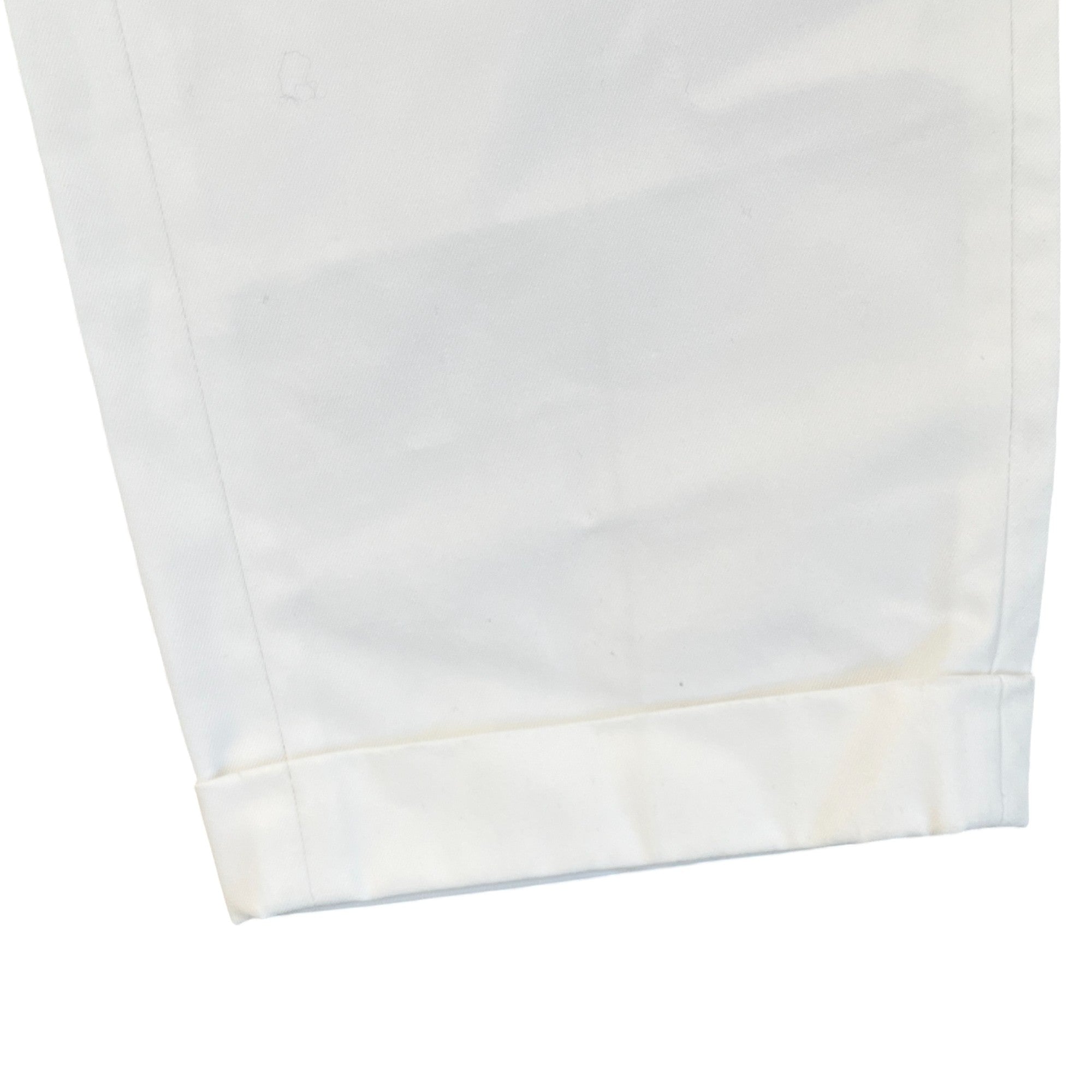 Men's Plaque Logo Trousers White Size IT 48 / UK 32