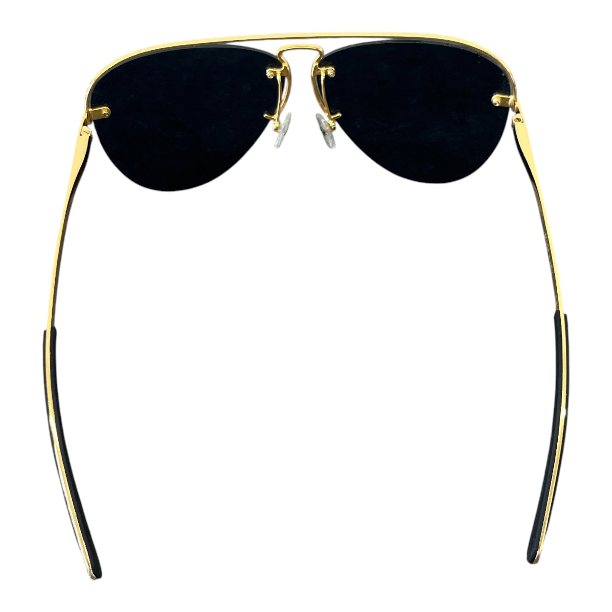Z1172W Monogram Grease Aviator Sunglasses Gold