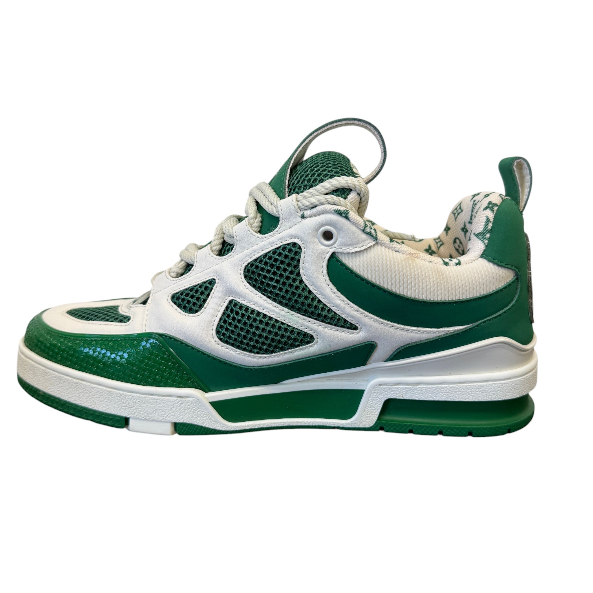 Men's Lv Skate Low Trainers Green Size EU 41 / UK 7