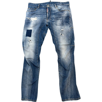 Men's Tidy Biker Jeans Blue Size XL / W36