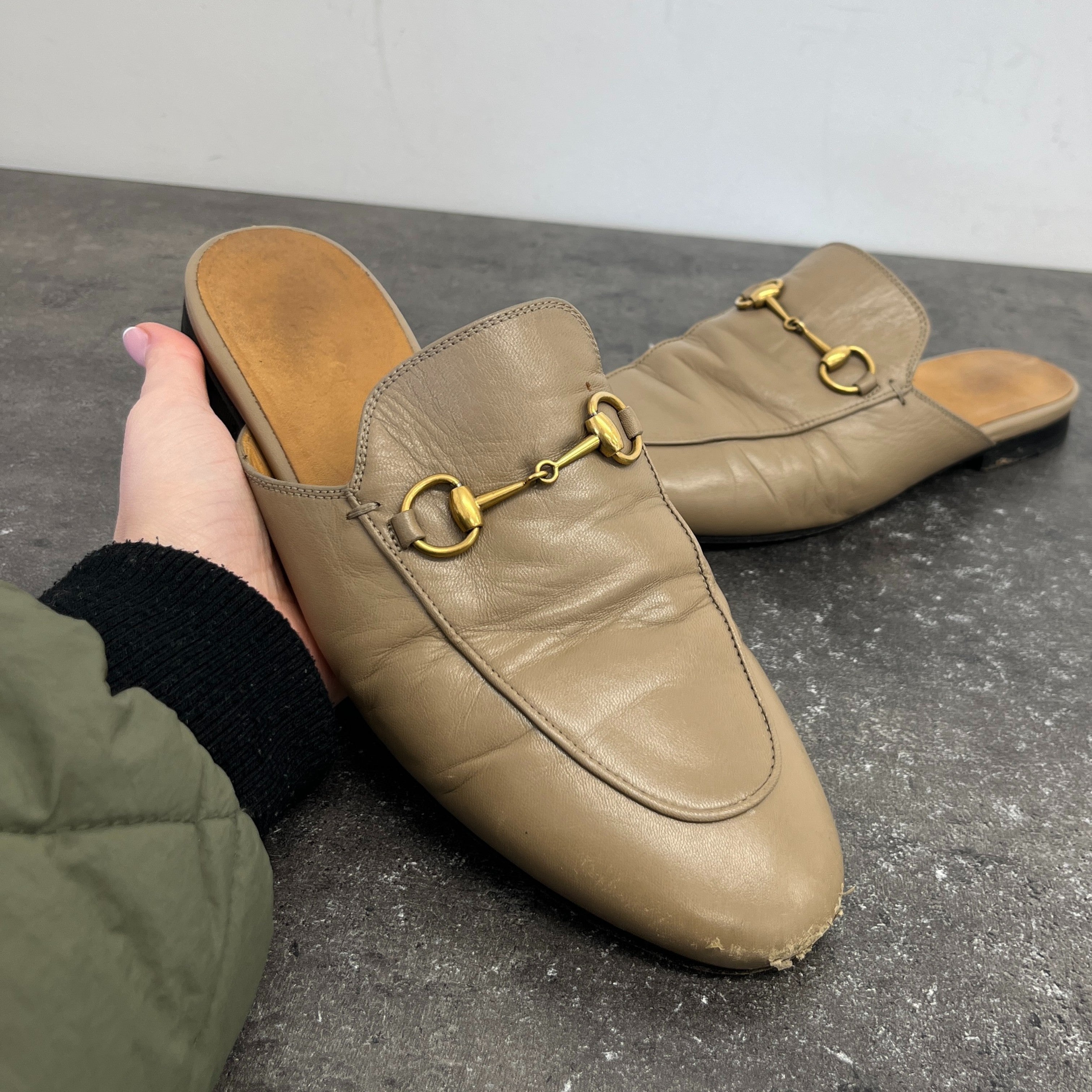 Women's Princetown Mules Brown Size EU 38 / UK 5