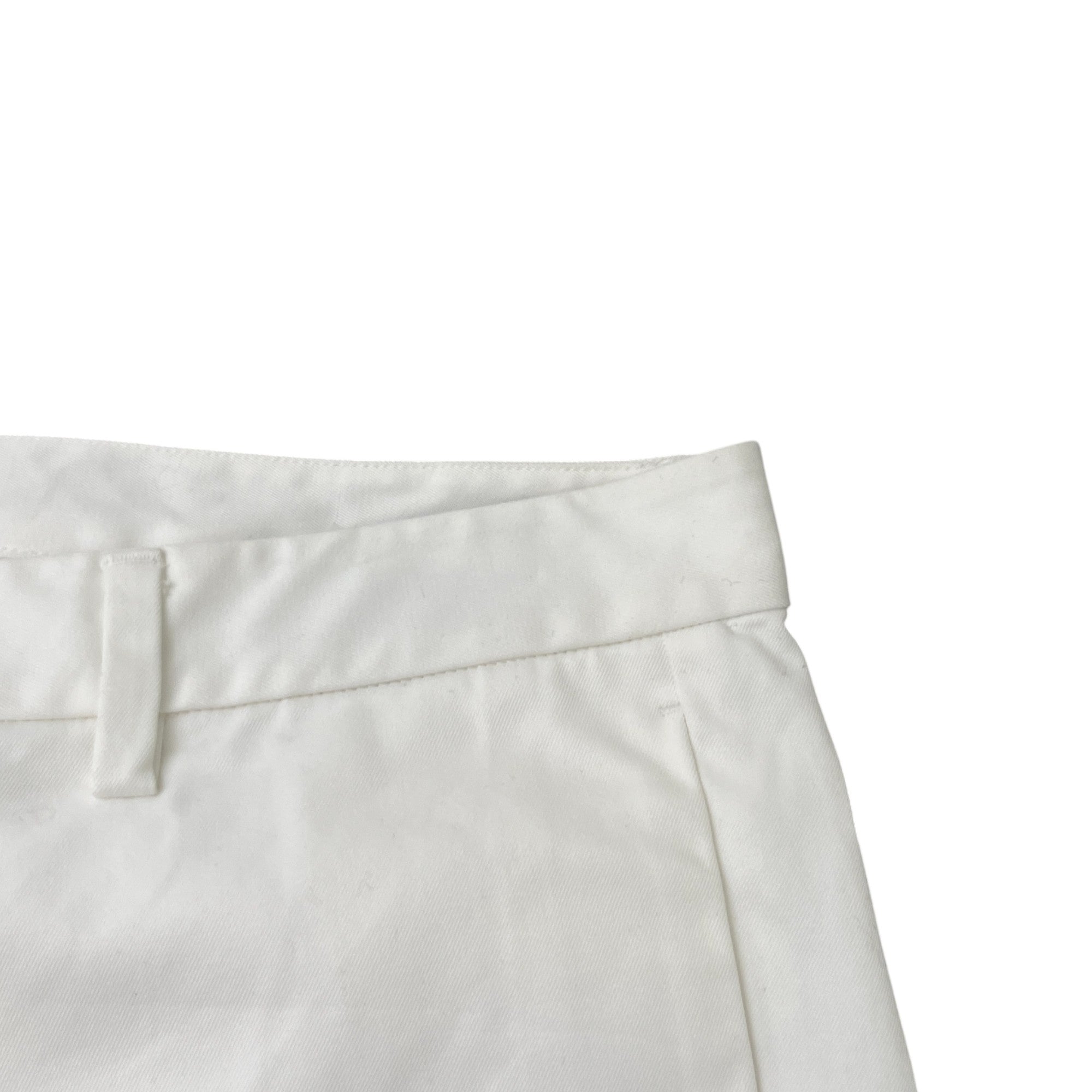 Men's Plaque Logo Trousers White Size IT 48 / UK 32