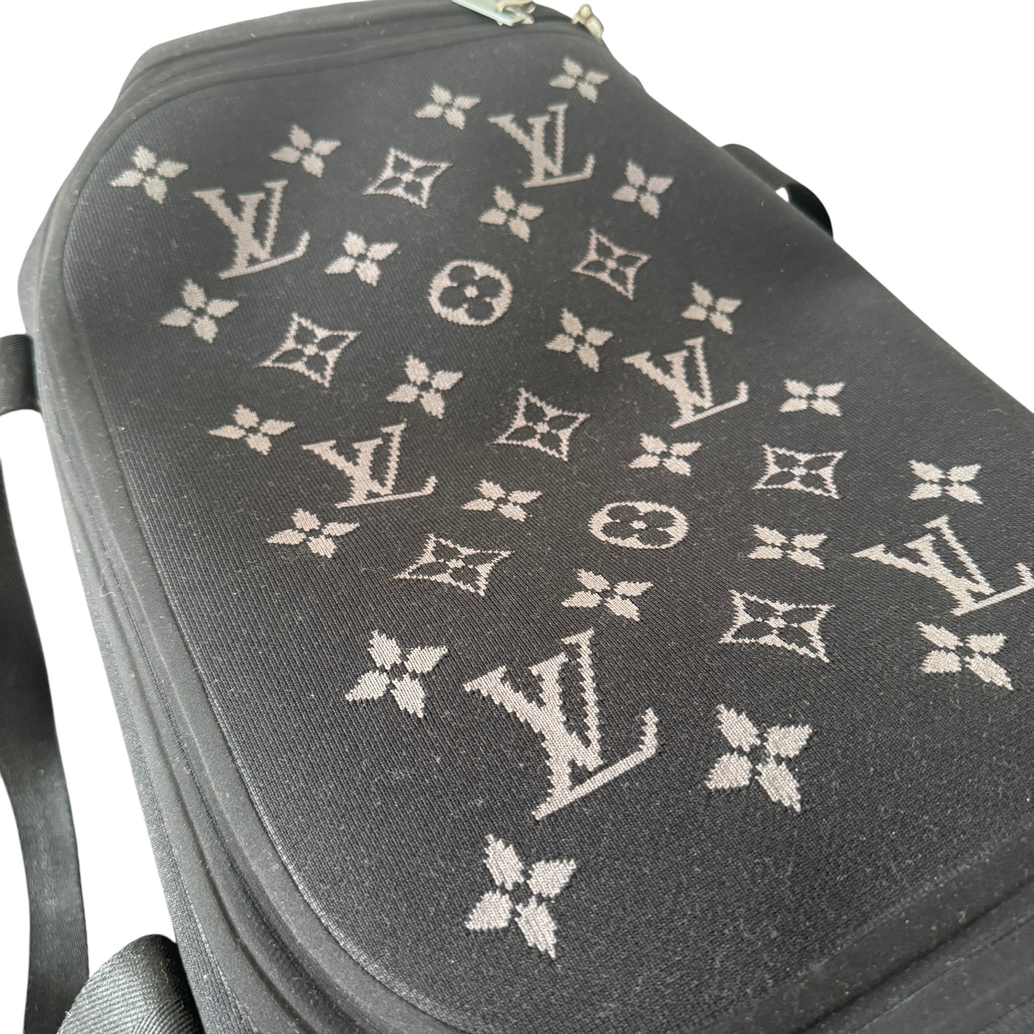 Men's Monogram Horizon Soft 55 Suitcase Black