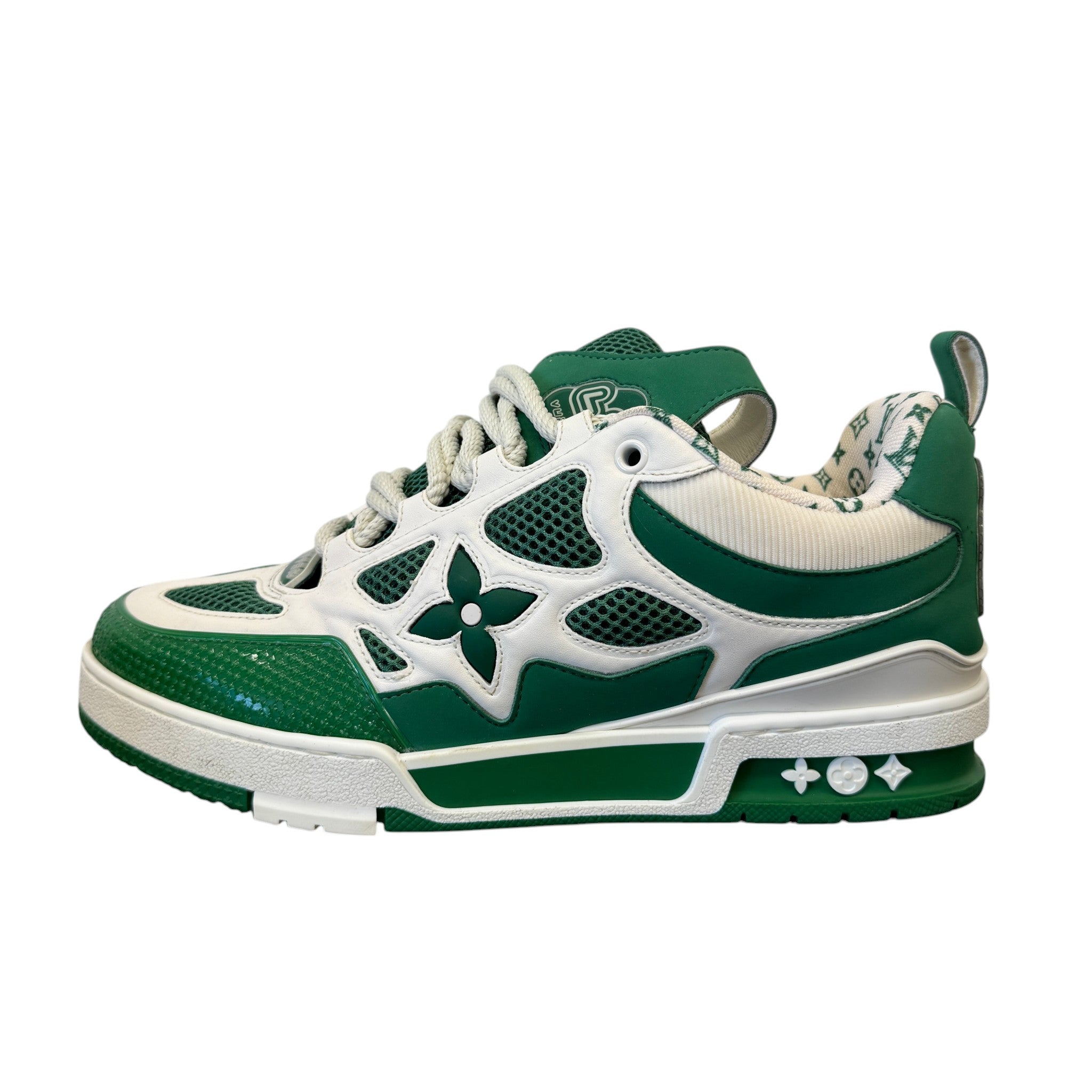 Men's Lv Skate Low Trainers Green Size EU 41 / UK 7