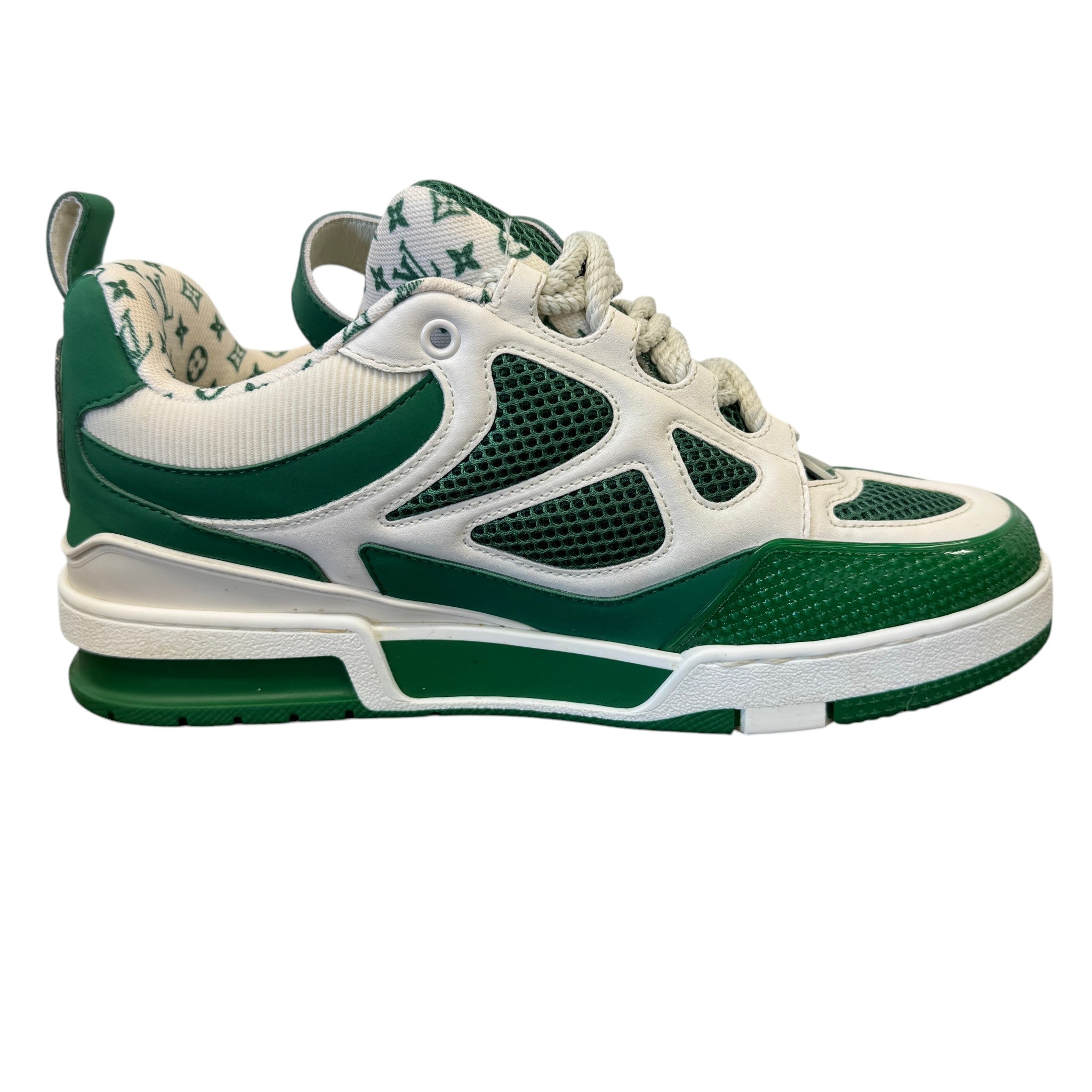 Men's Lv Skate Low Trainers Green Size EU 41 / UK 7