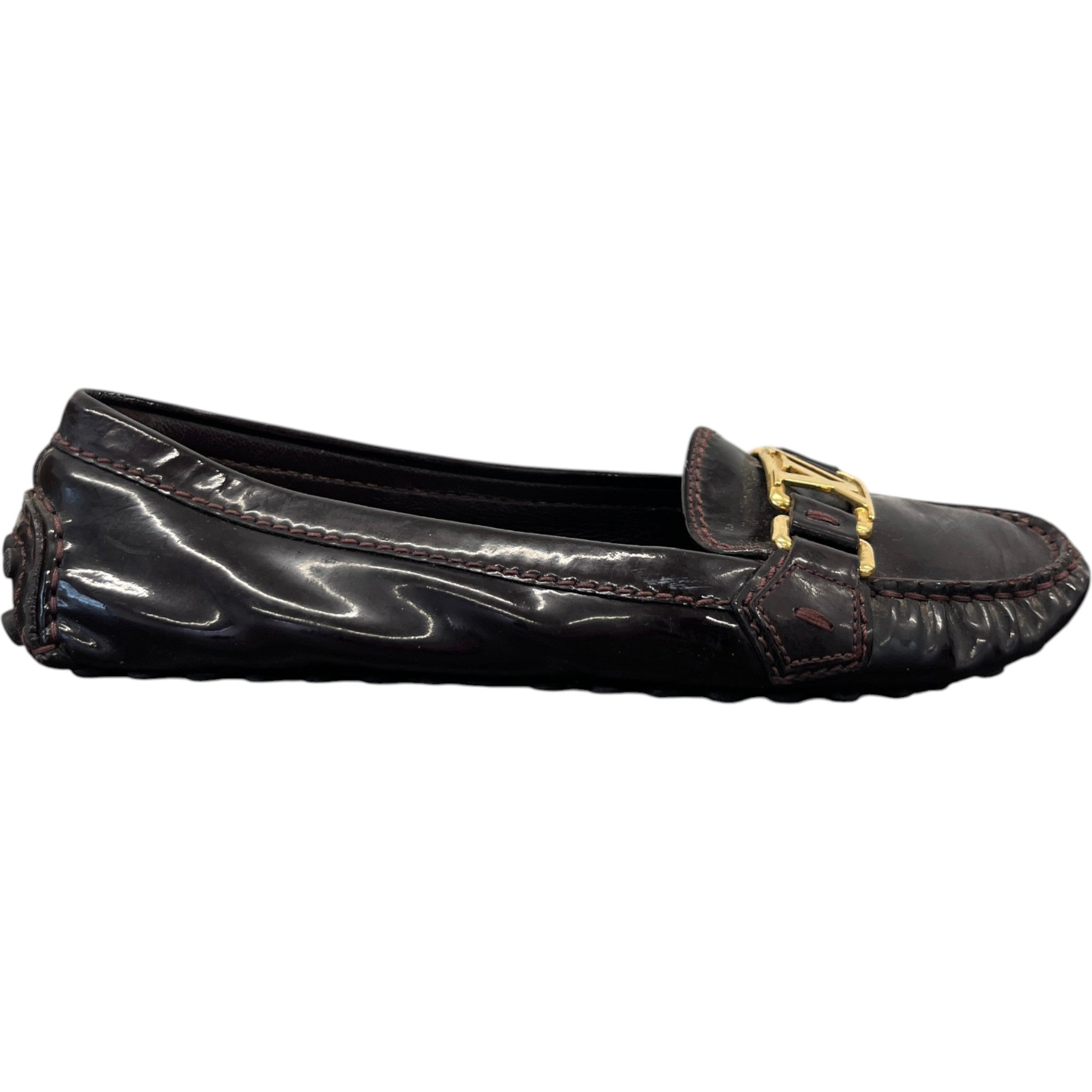 Women's Dauphine Oxford Loafers Burgundy Size EU 36 / UK 3