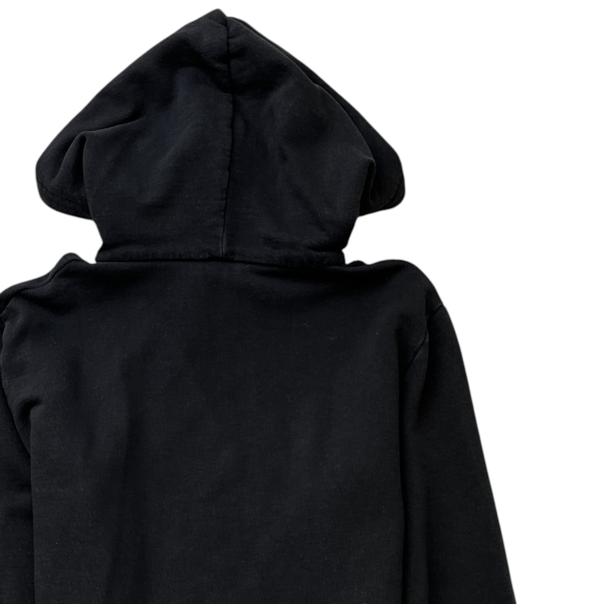 Men's Logo Print Hoodie Black Size M