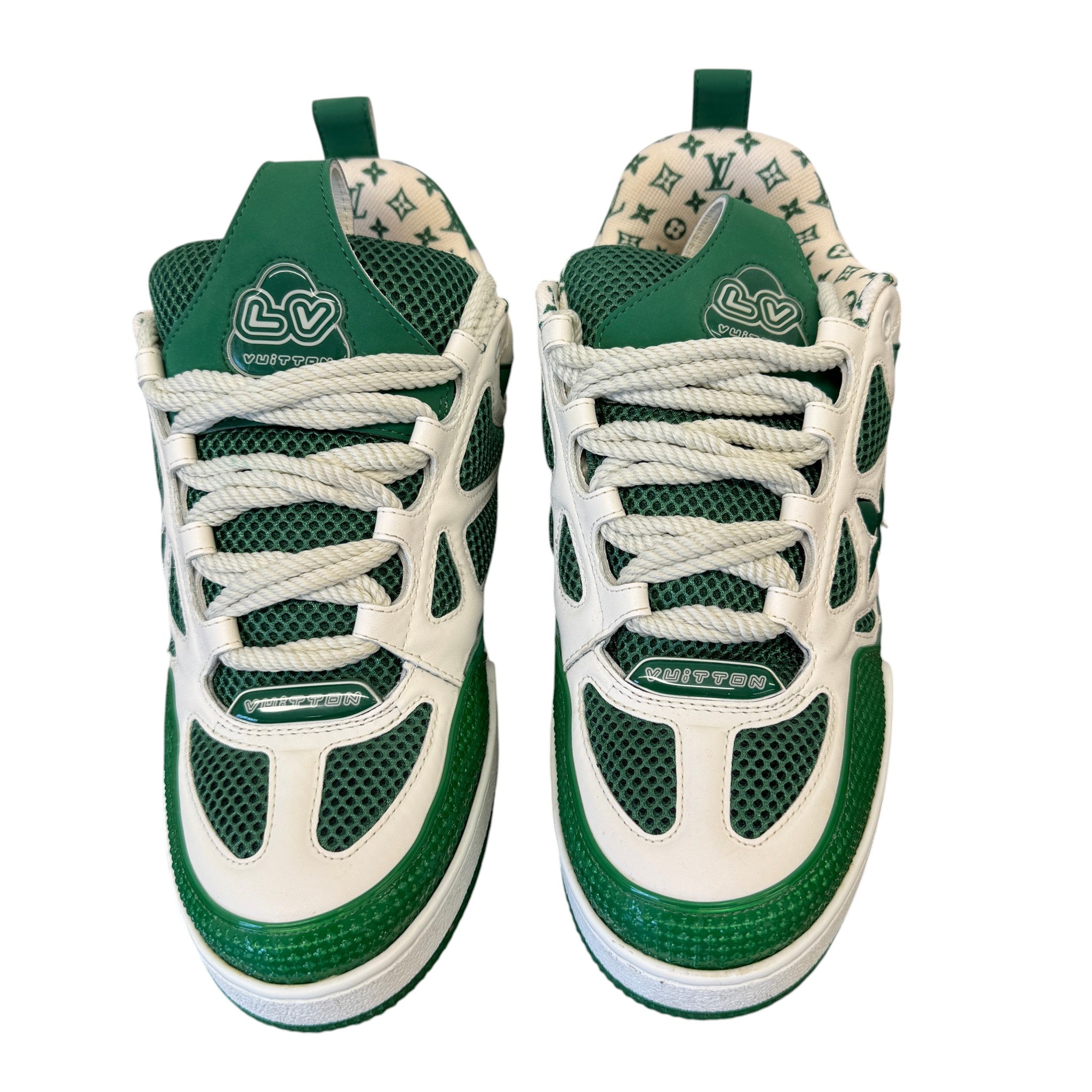 Men's Lv Skate Low Trainers Green Size EU 41 / UK 7