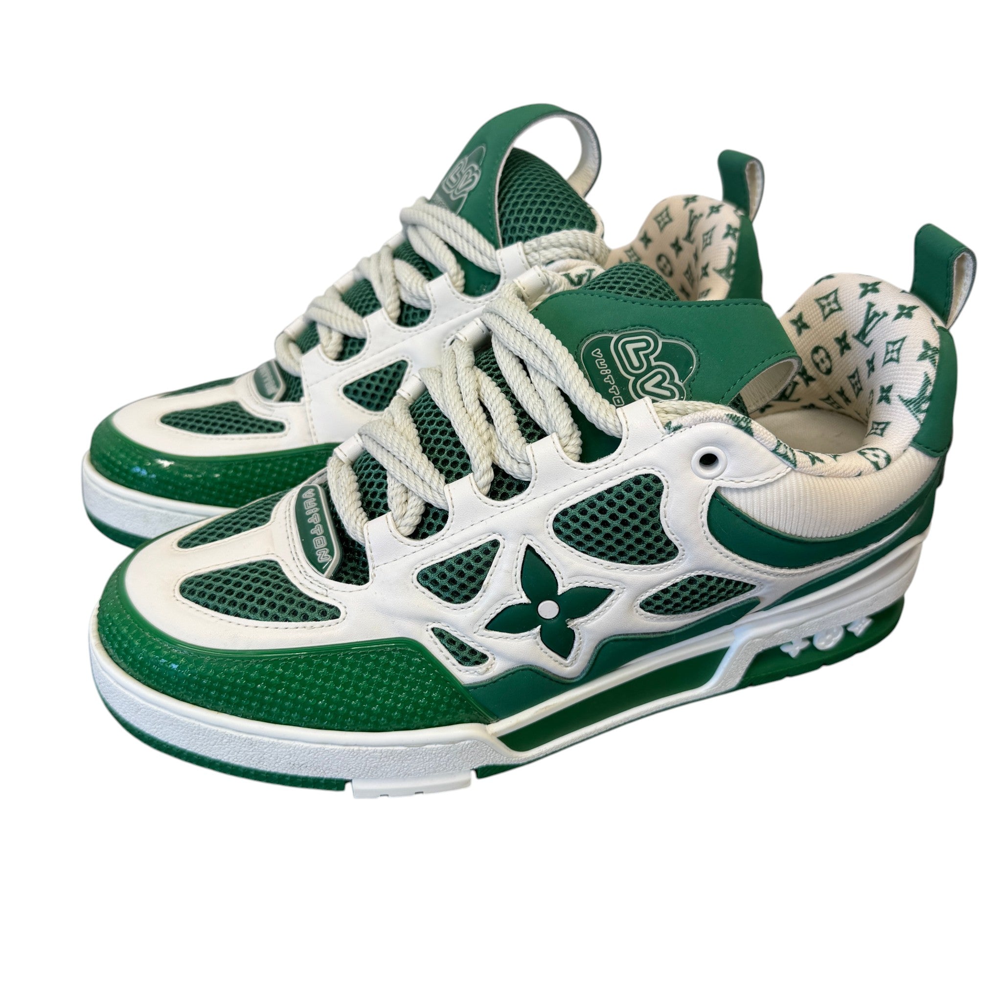 Men's Lv Skate Low Trainers Green Size EU 41 / UK 7