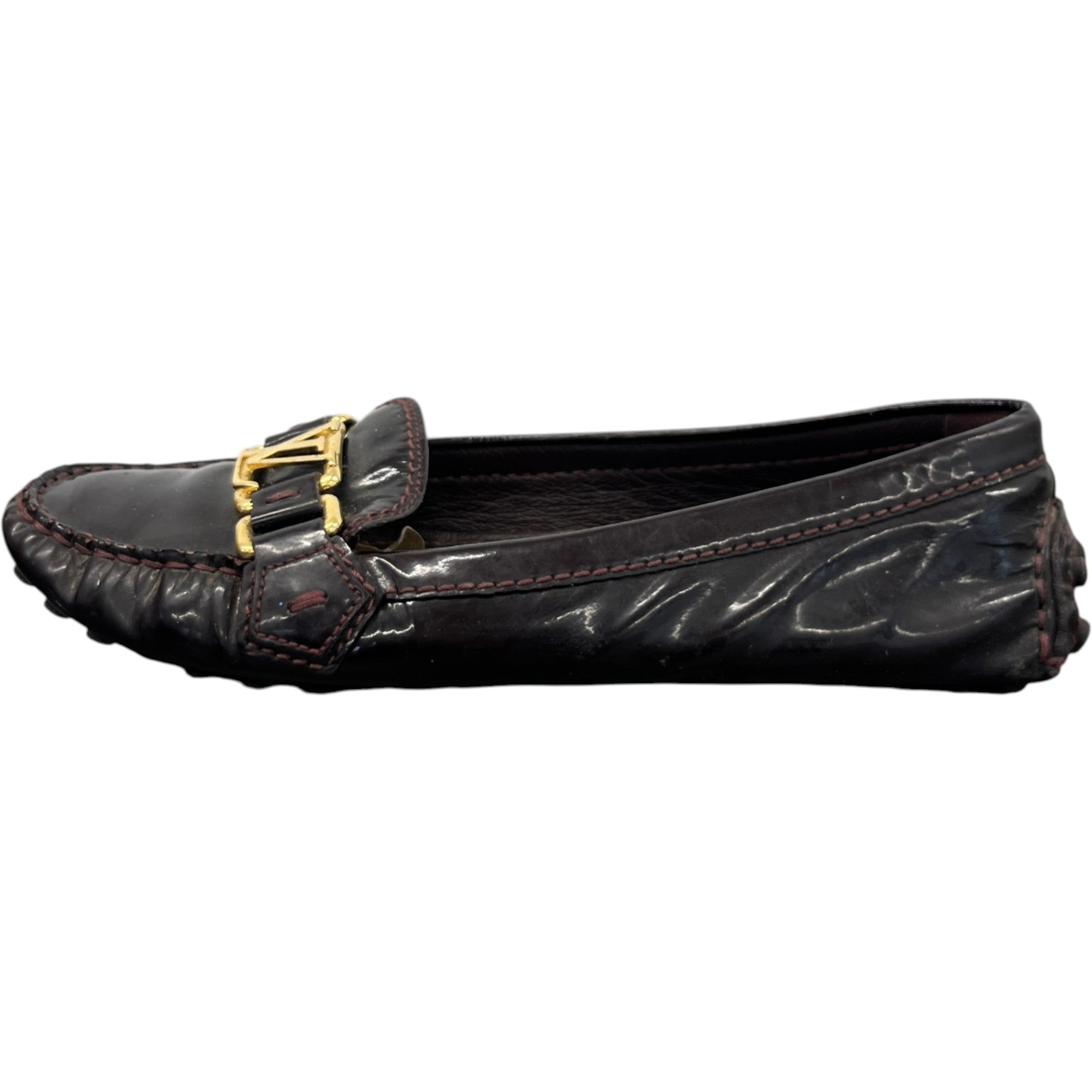 Women's Dauphine Oxford Loafers Burgundy Size EU 36 / UK 3