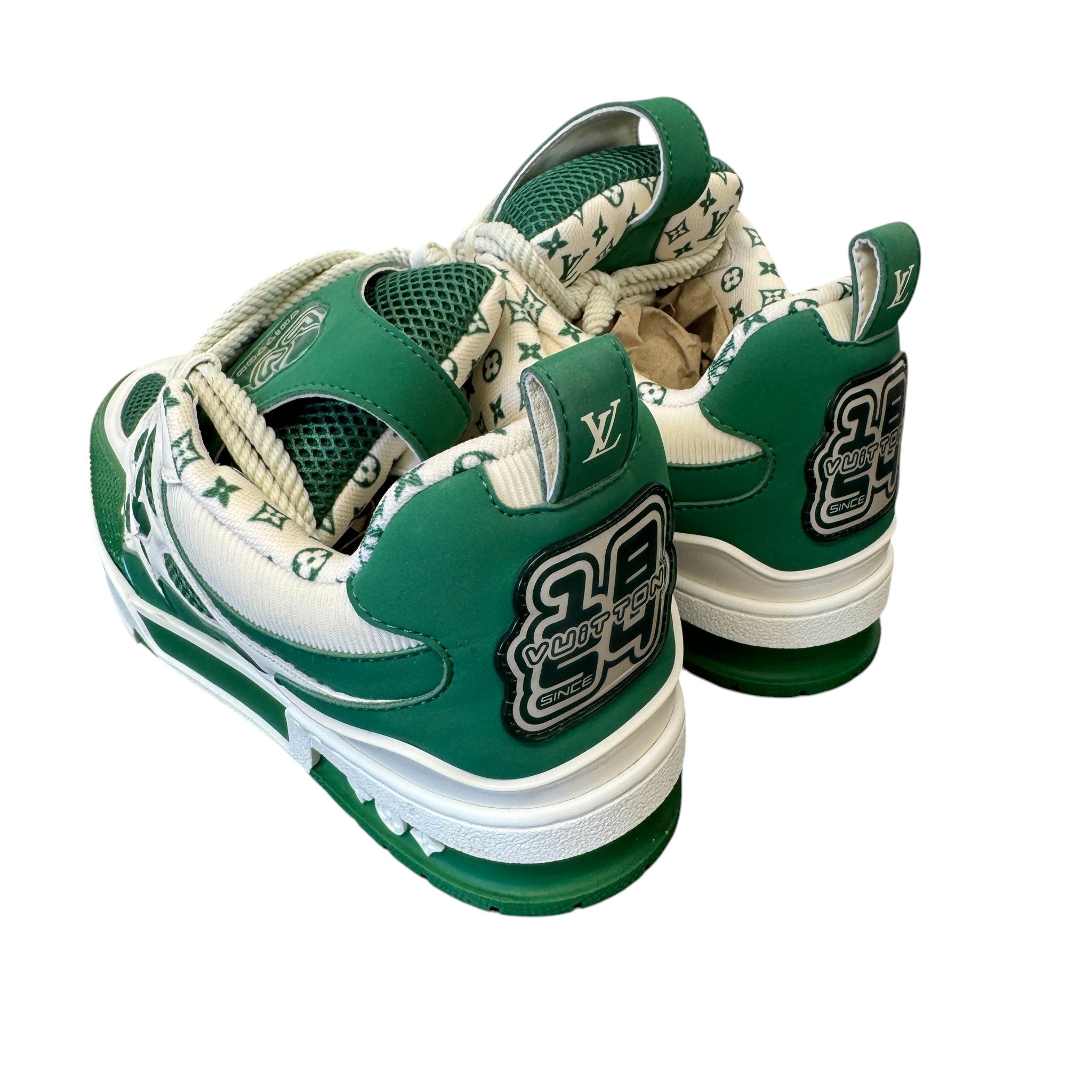 Men's Lv Skate Low Trainers Green Size EU 41 / UK 7