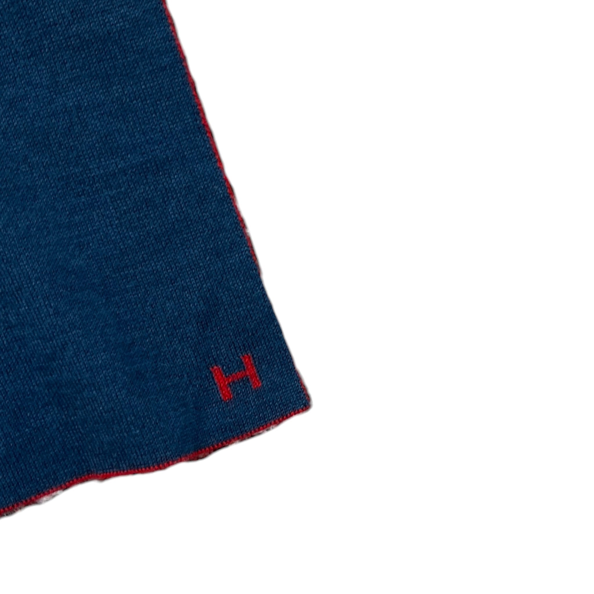 Men's Cashmere H Scarf Red