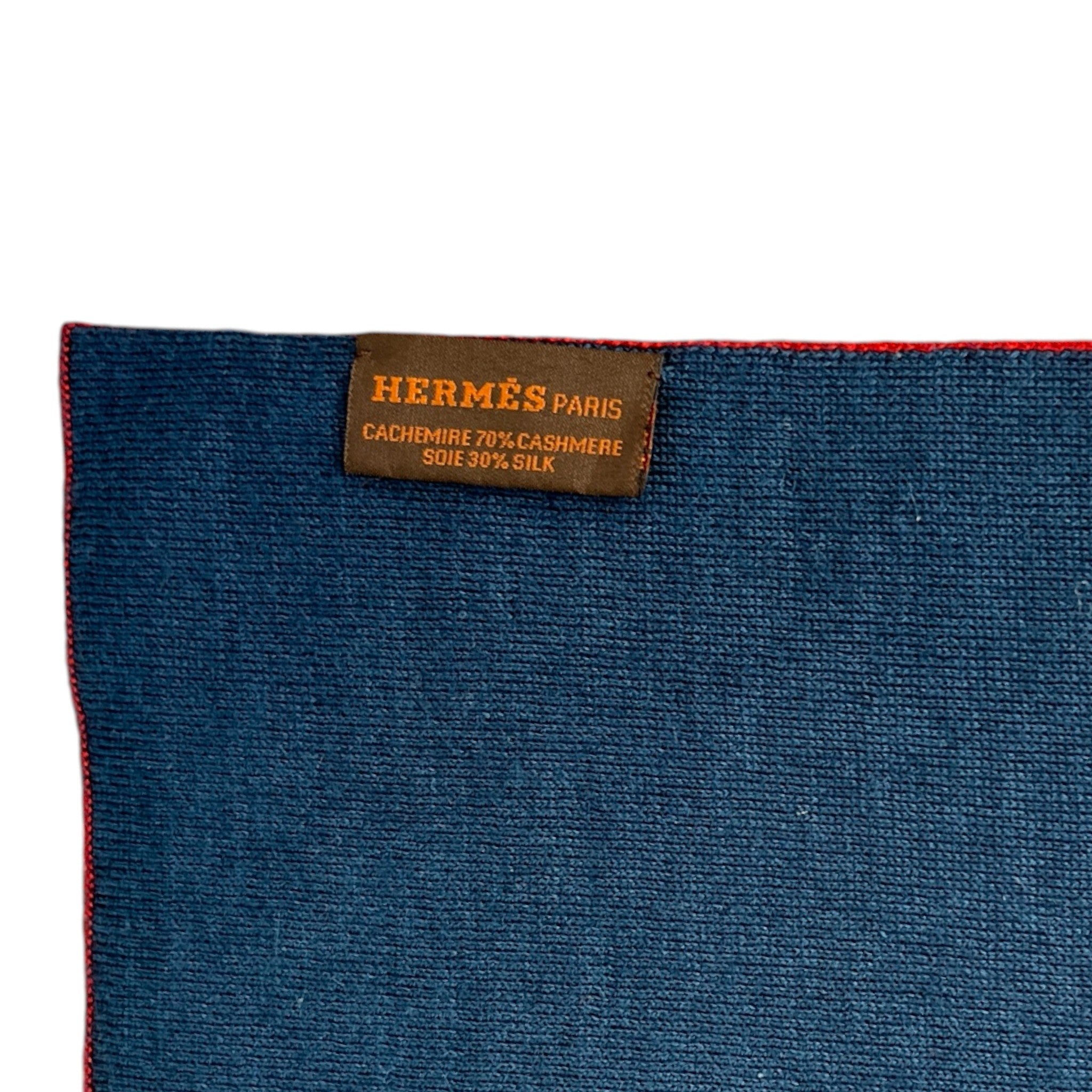 Men's Cashmere H Scarf Red