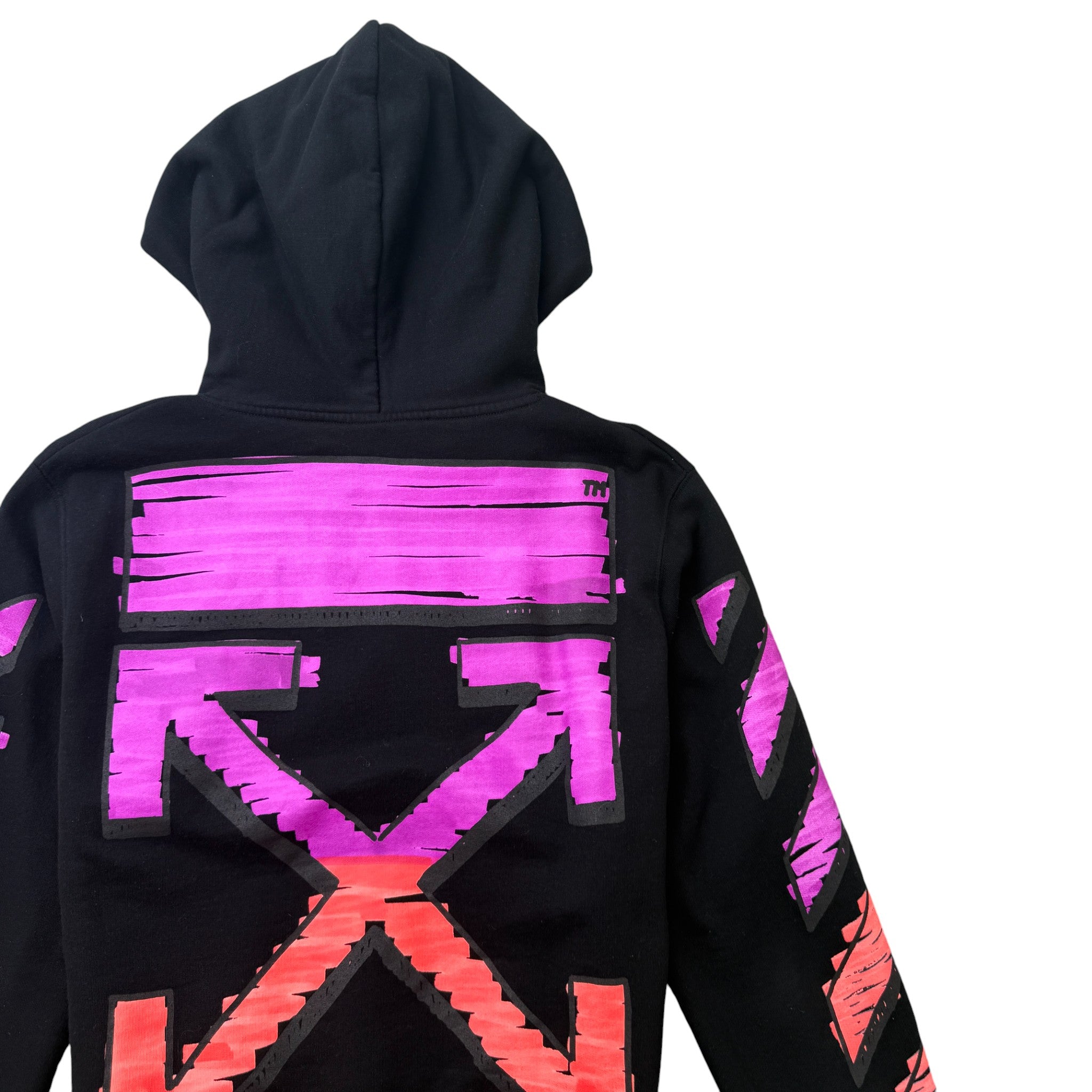 Men's Arrow Logo Hoodie Black Size M