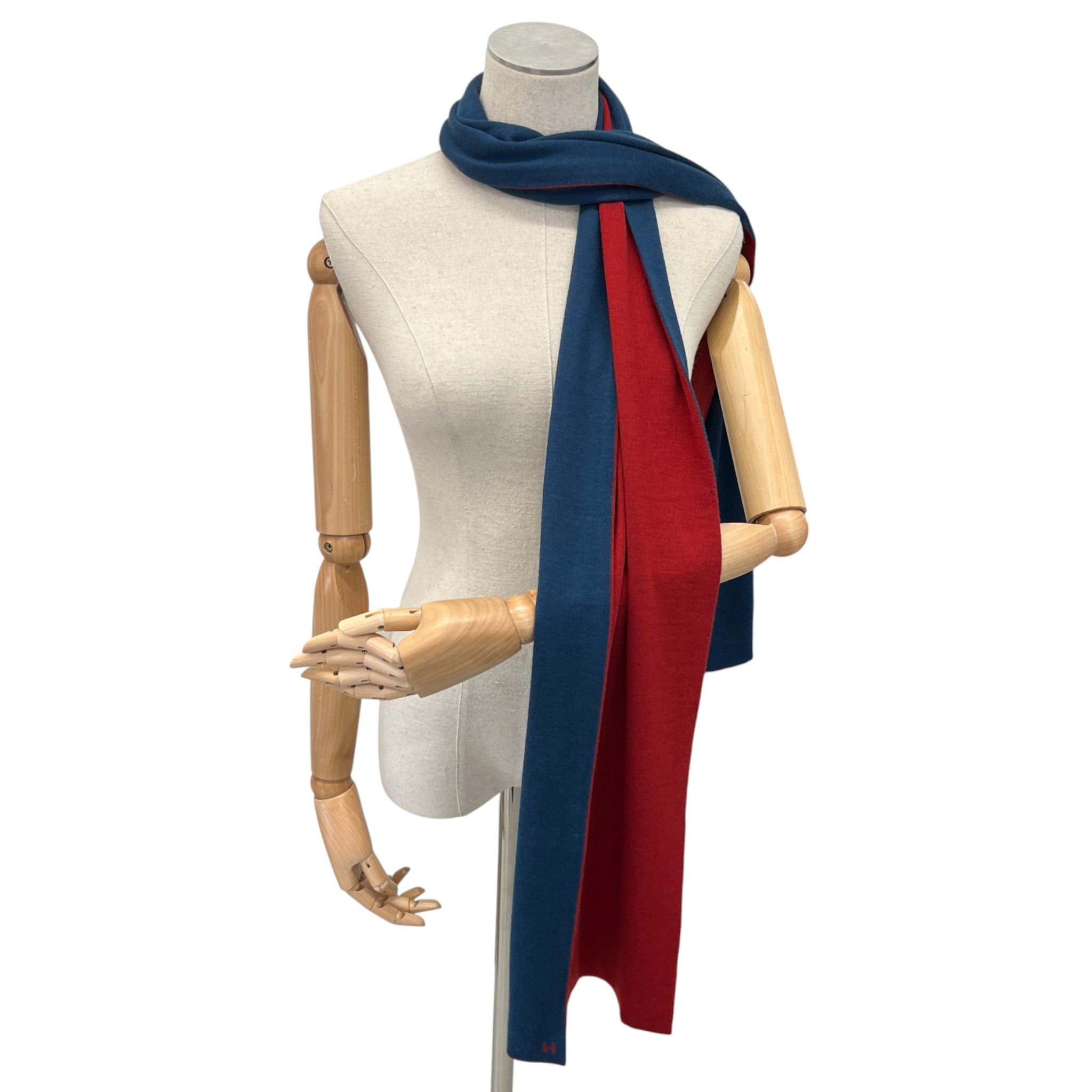 Men's Cashmere H Scarf Red