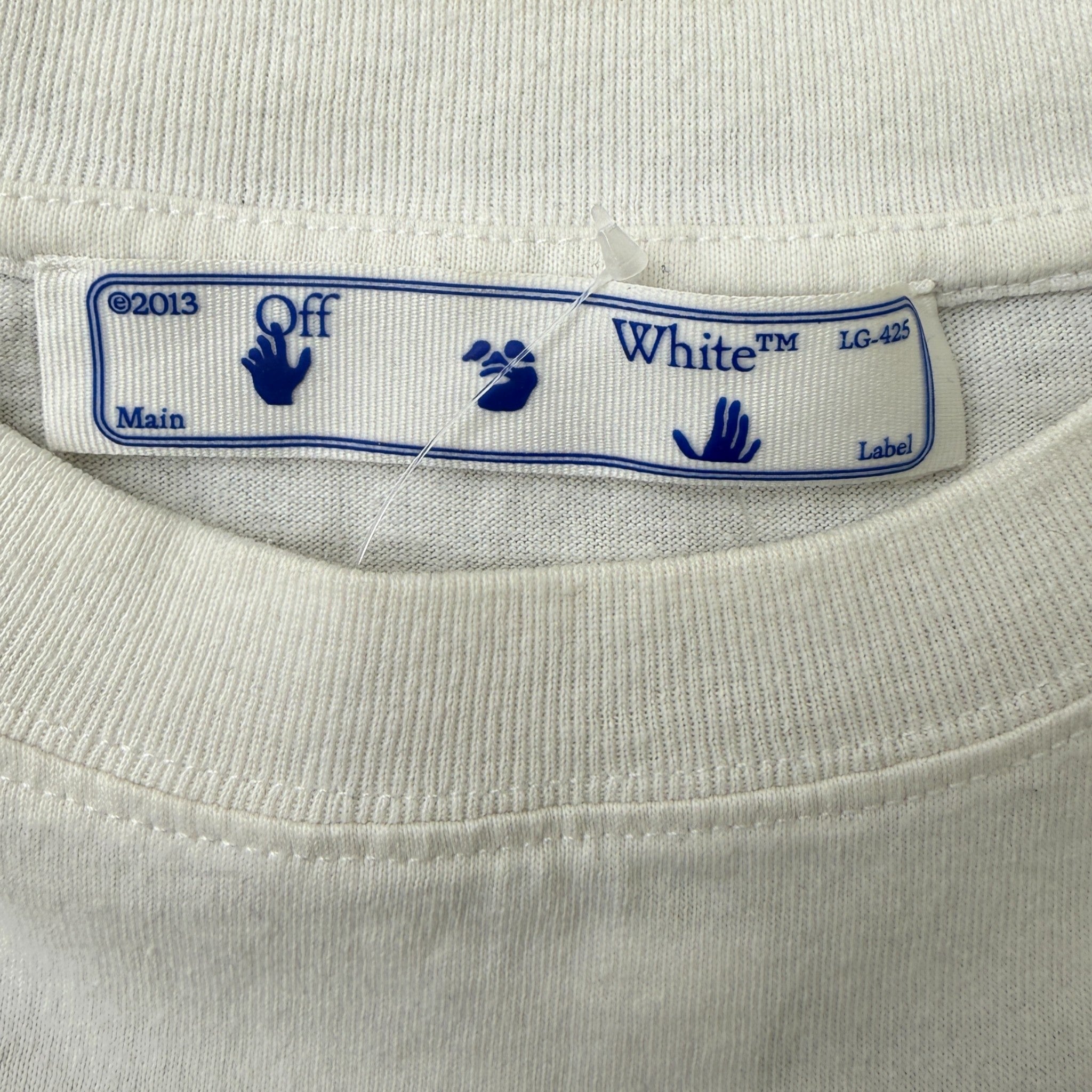 Men's Mona Lisa Print T-Shirt White Size S