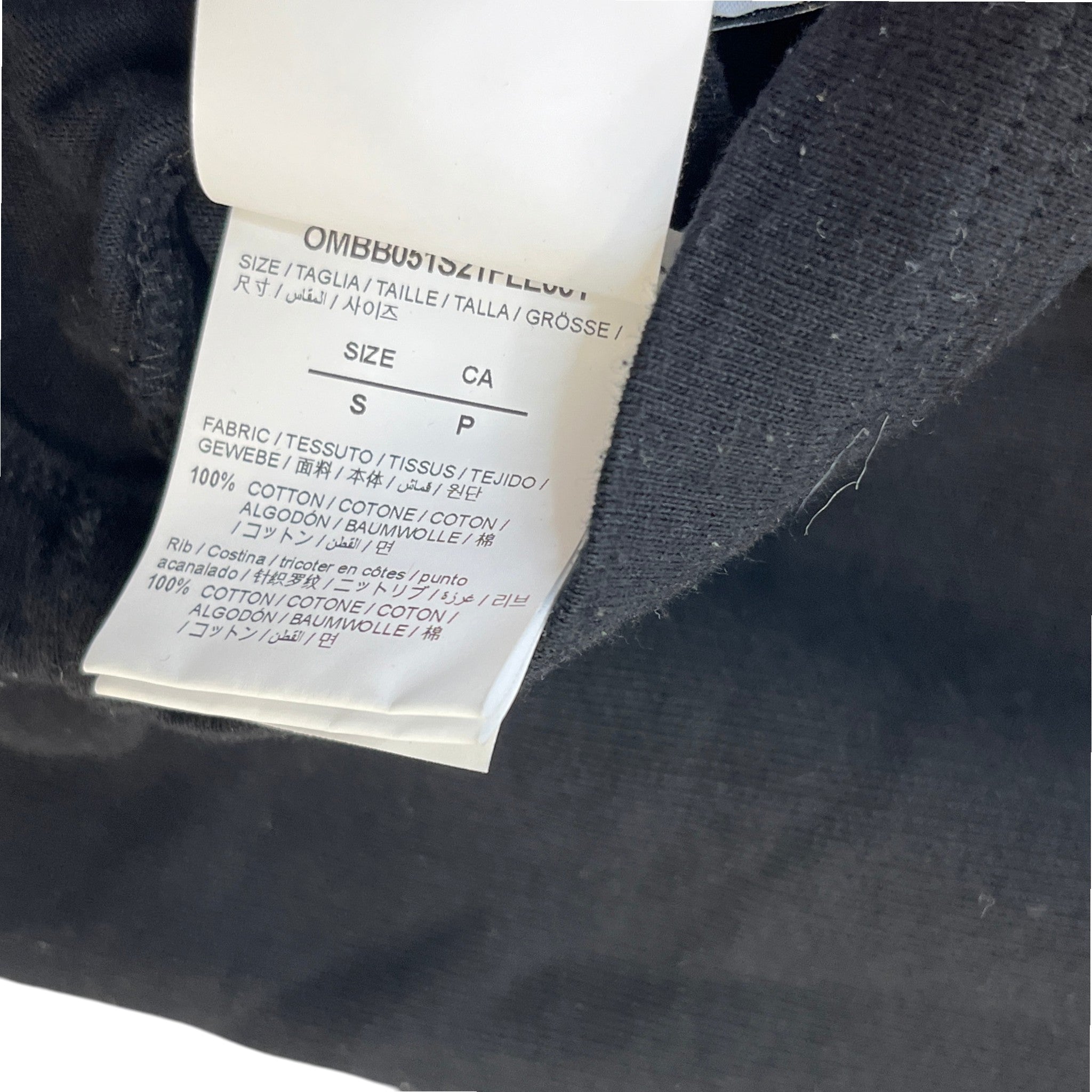 Men's Marker Arrows Layered Hoodie Black Size S
