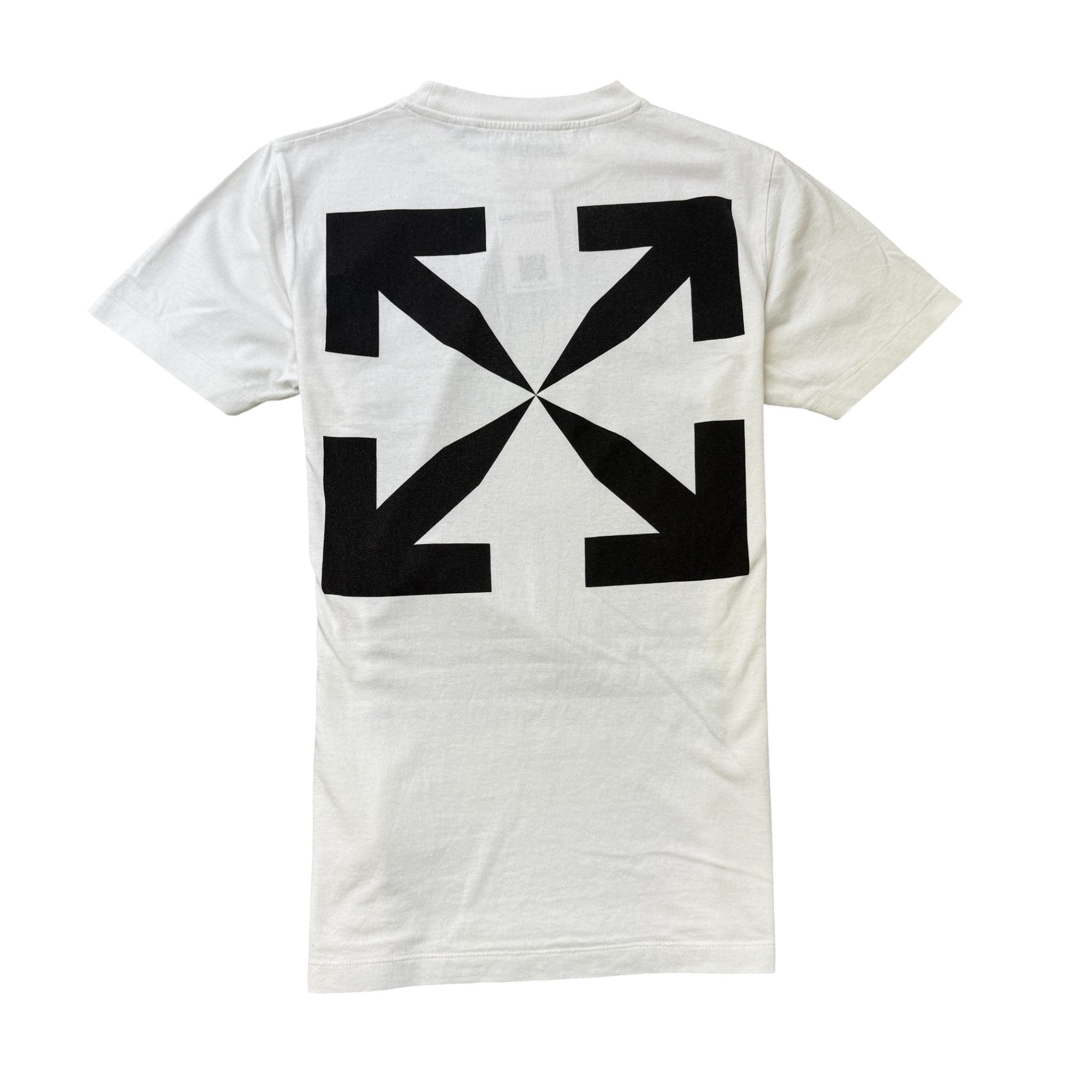 Men's Mona Lisa Print T-Shirt White Size S