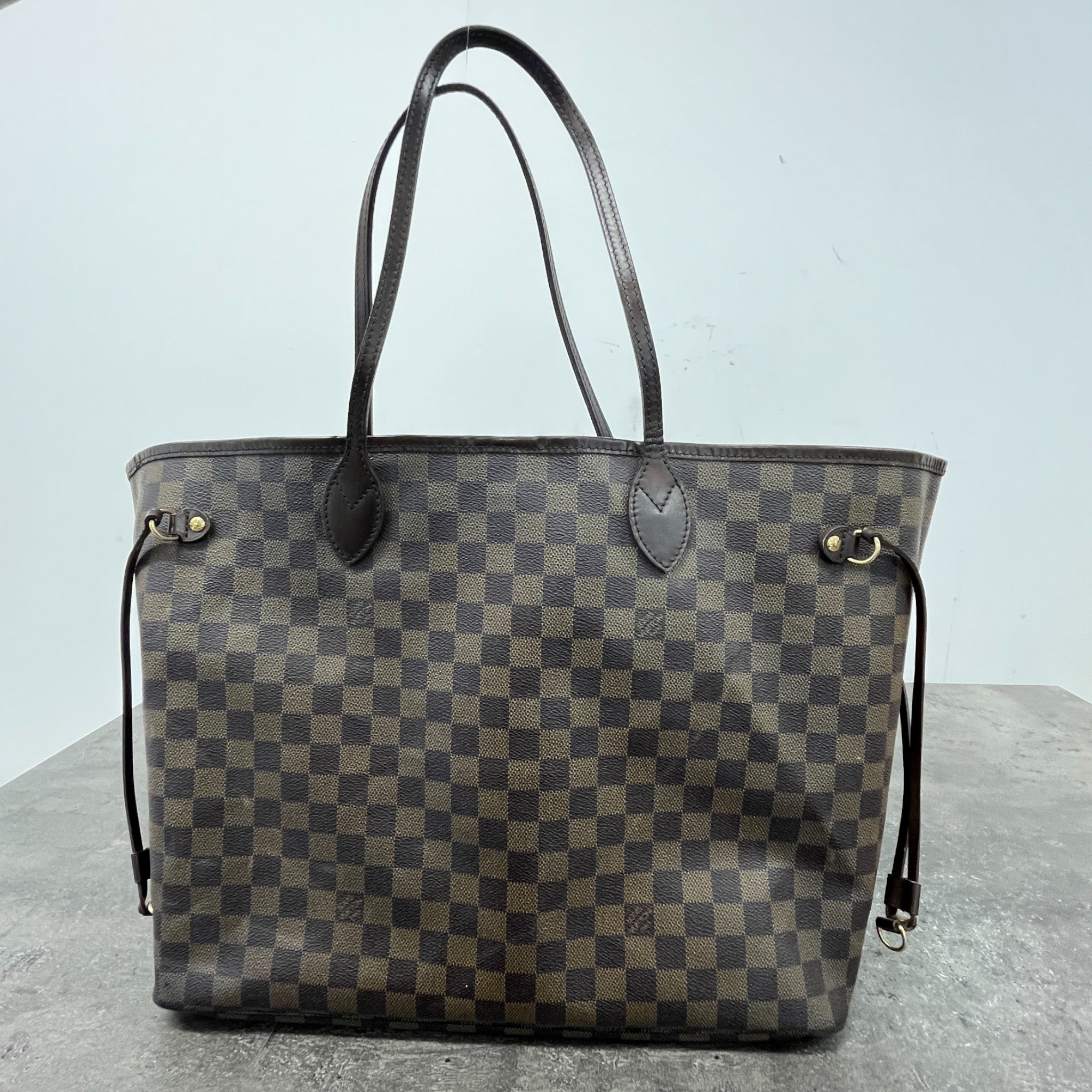 Women's Damier Ebene Neverfull Gm Tote Handbag Brown