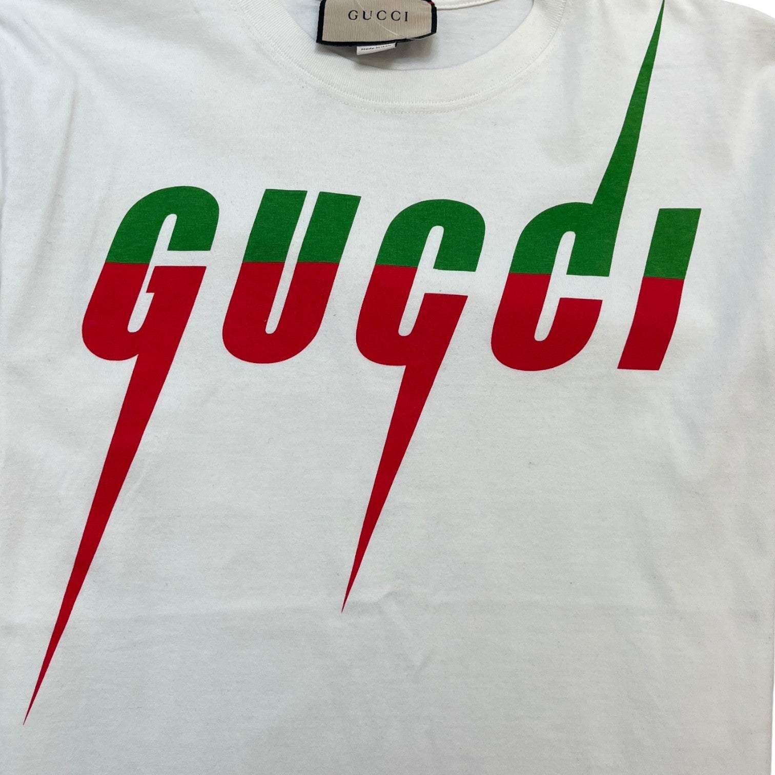 Men's Blade Logo T-Shirt Cream Size S