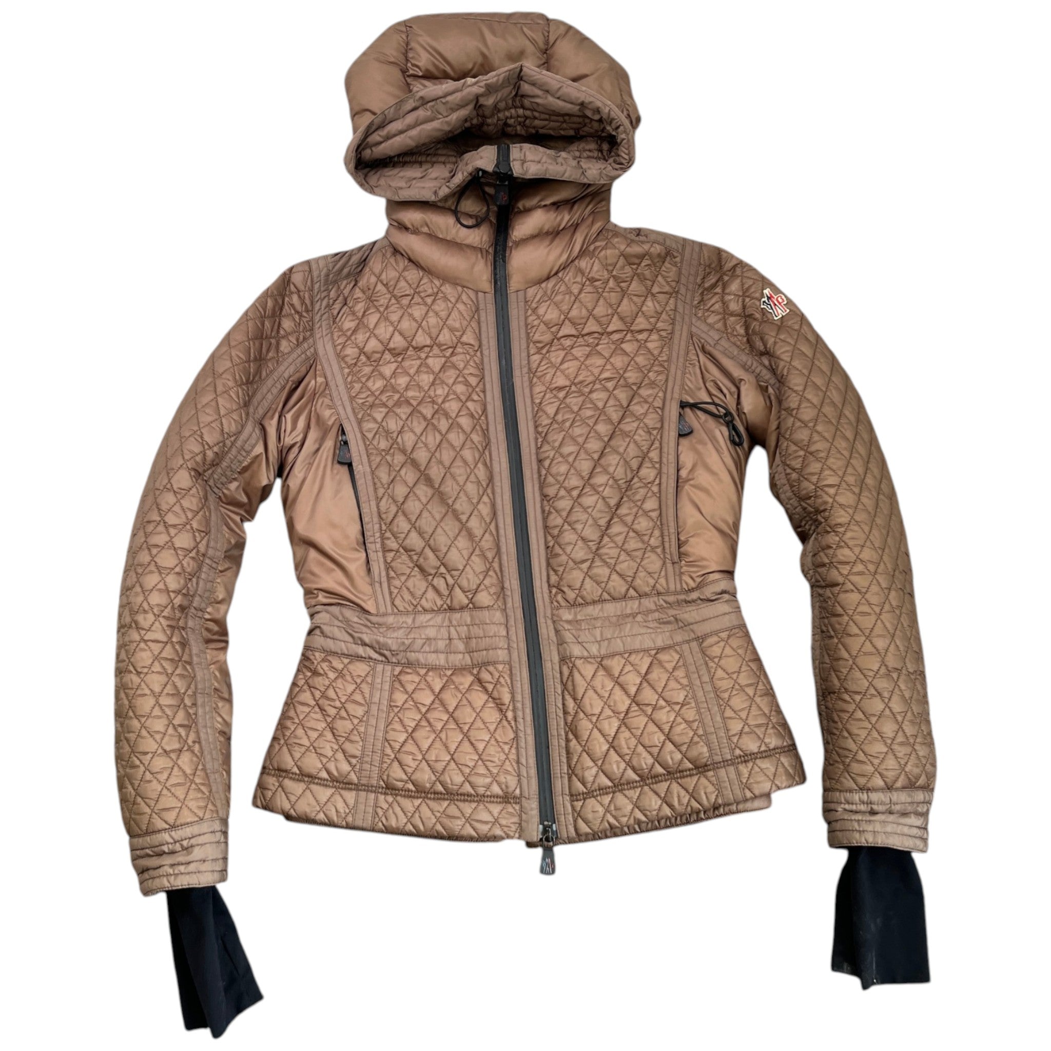 Women's Grenoble Down Jacket Khaki Size 1 / UK 10