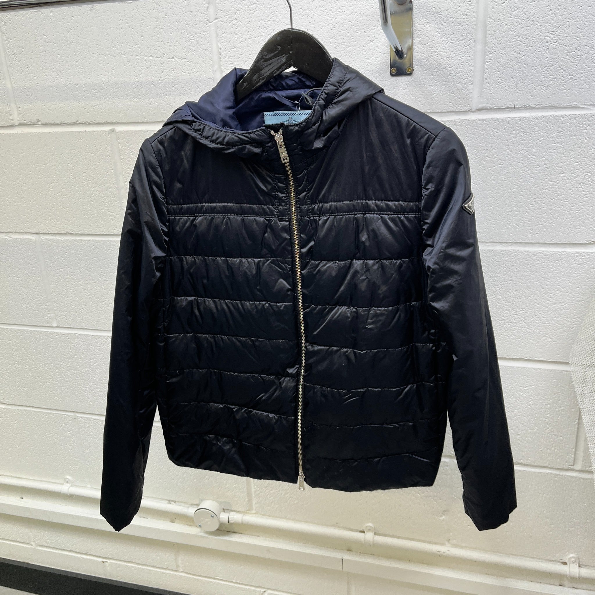 Men's Plaque Logo Jacket Black Size IT 44 / XS