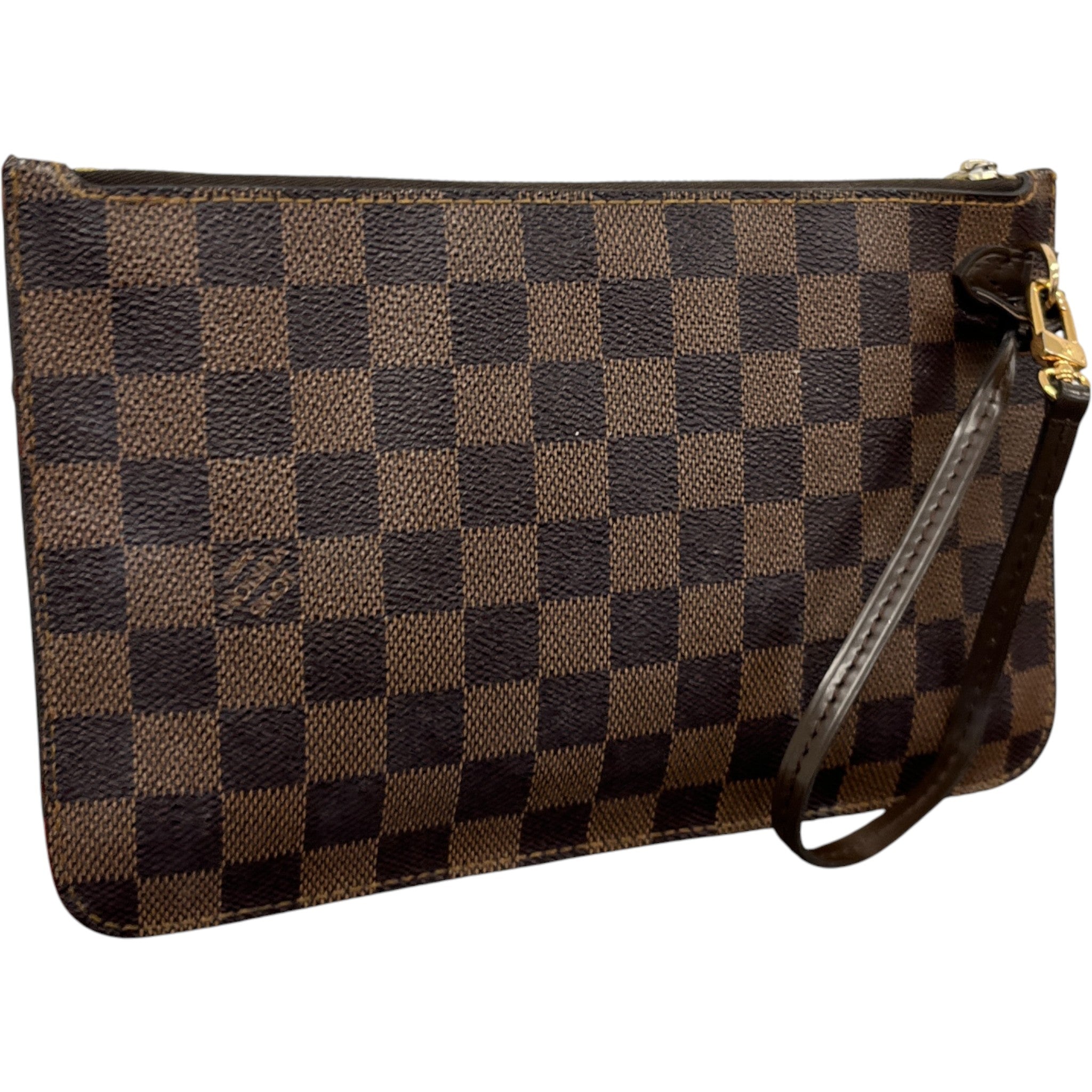 Women's Damier Ebene Pochette Pouch Brown